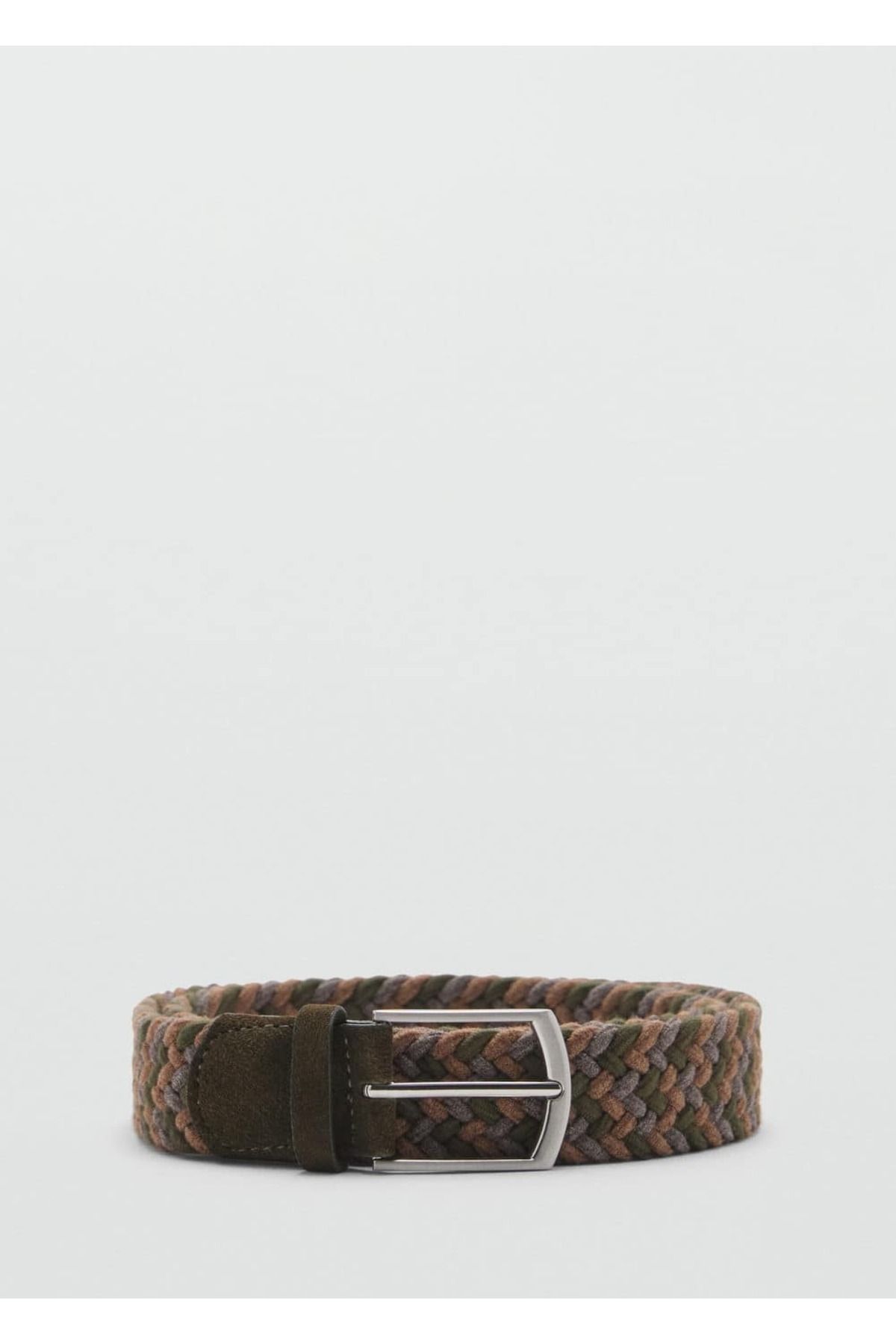 MANGO Man-Elastic Belt with Colored Braids 2