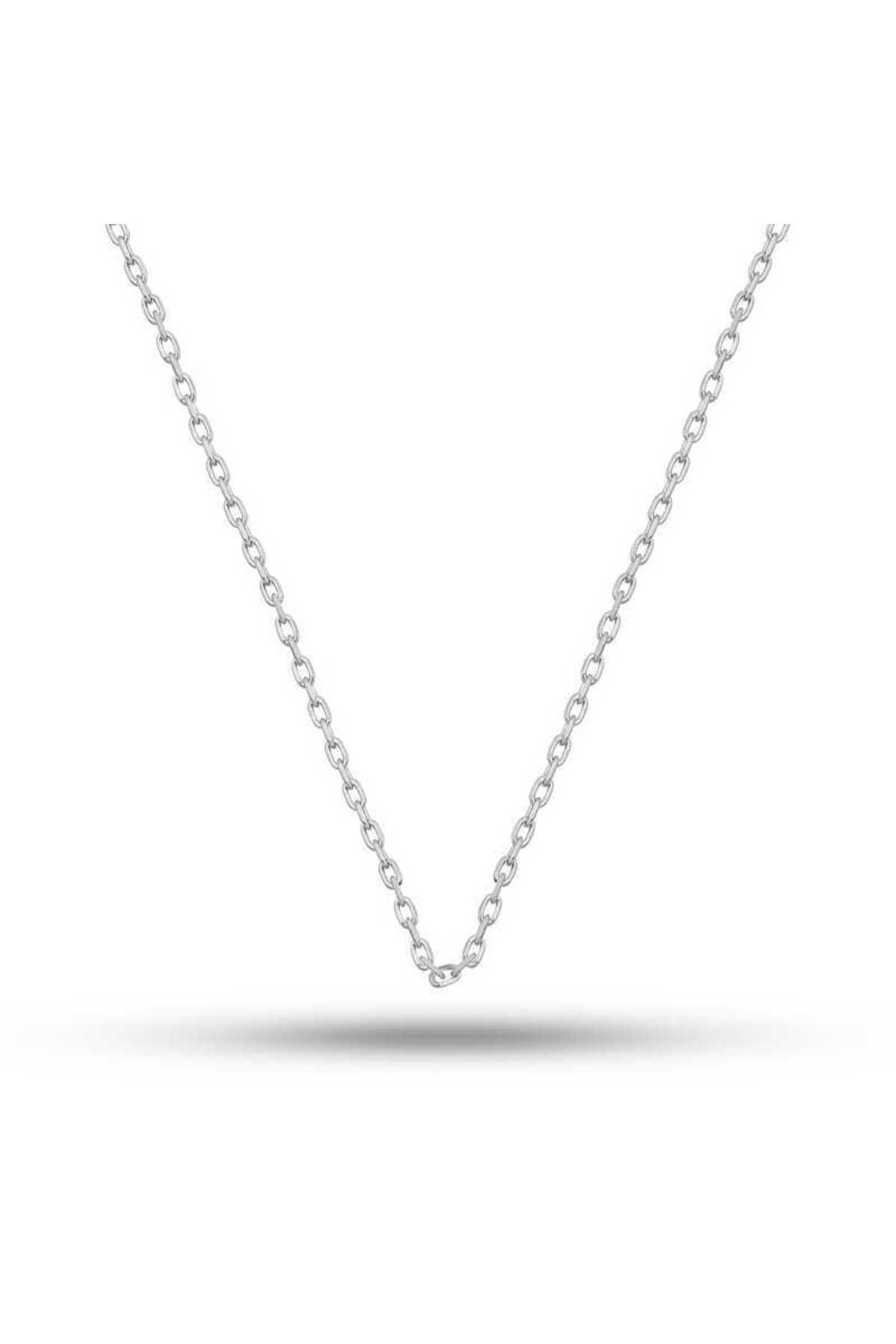 ECOME-Silver 0.30 Micron 45 Cm Force Women's Chain 1