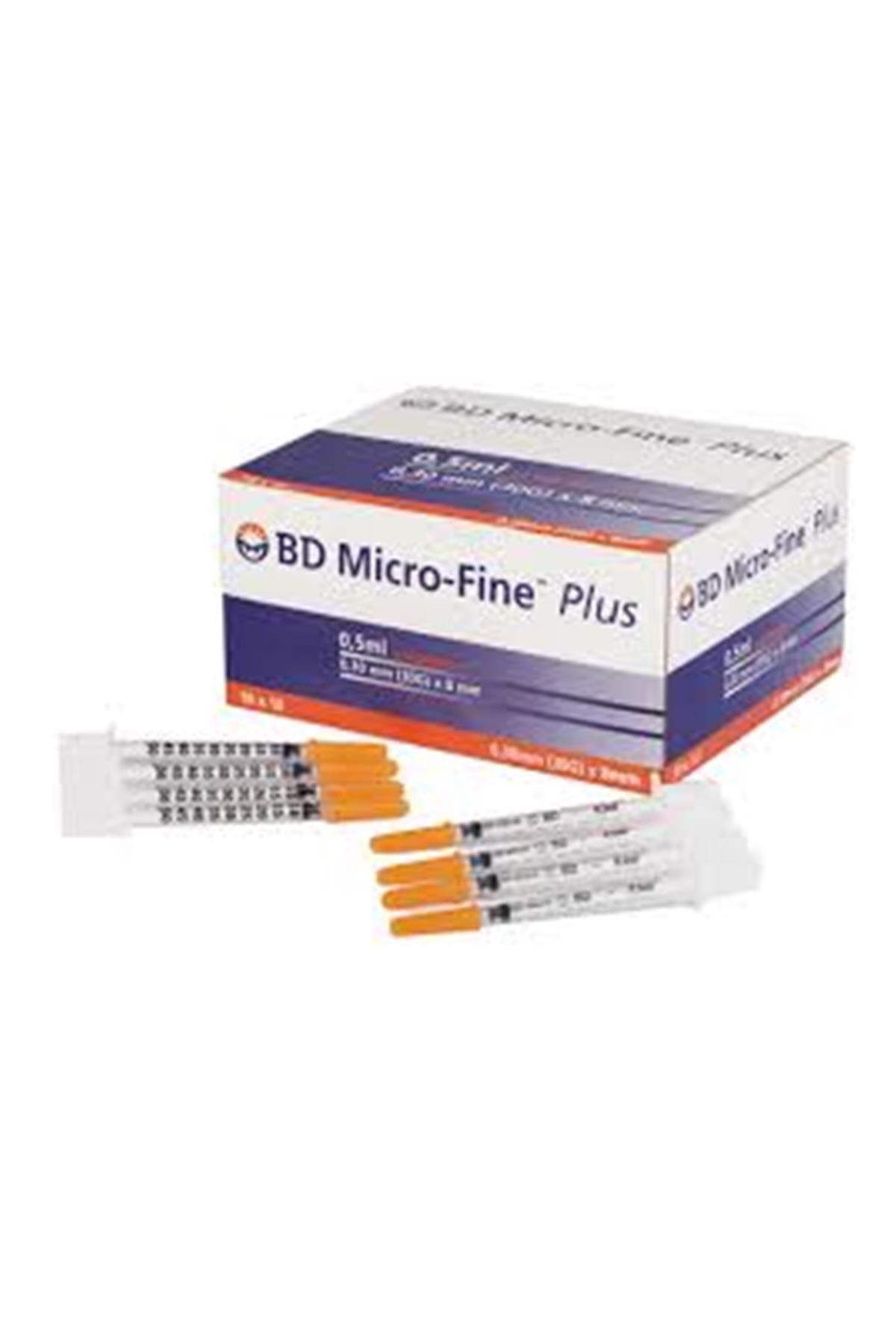 Bd Micro-fine Plus Enjektör Insülin 0.5 Ml 100 Adet (30g X 8mm)