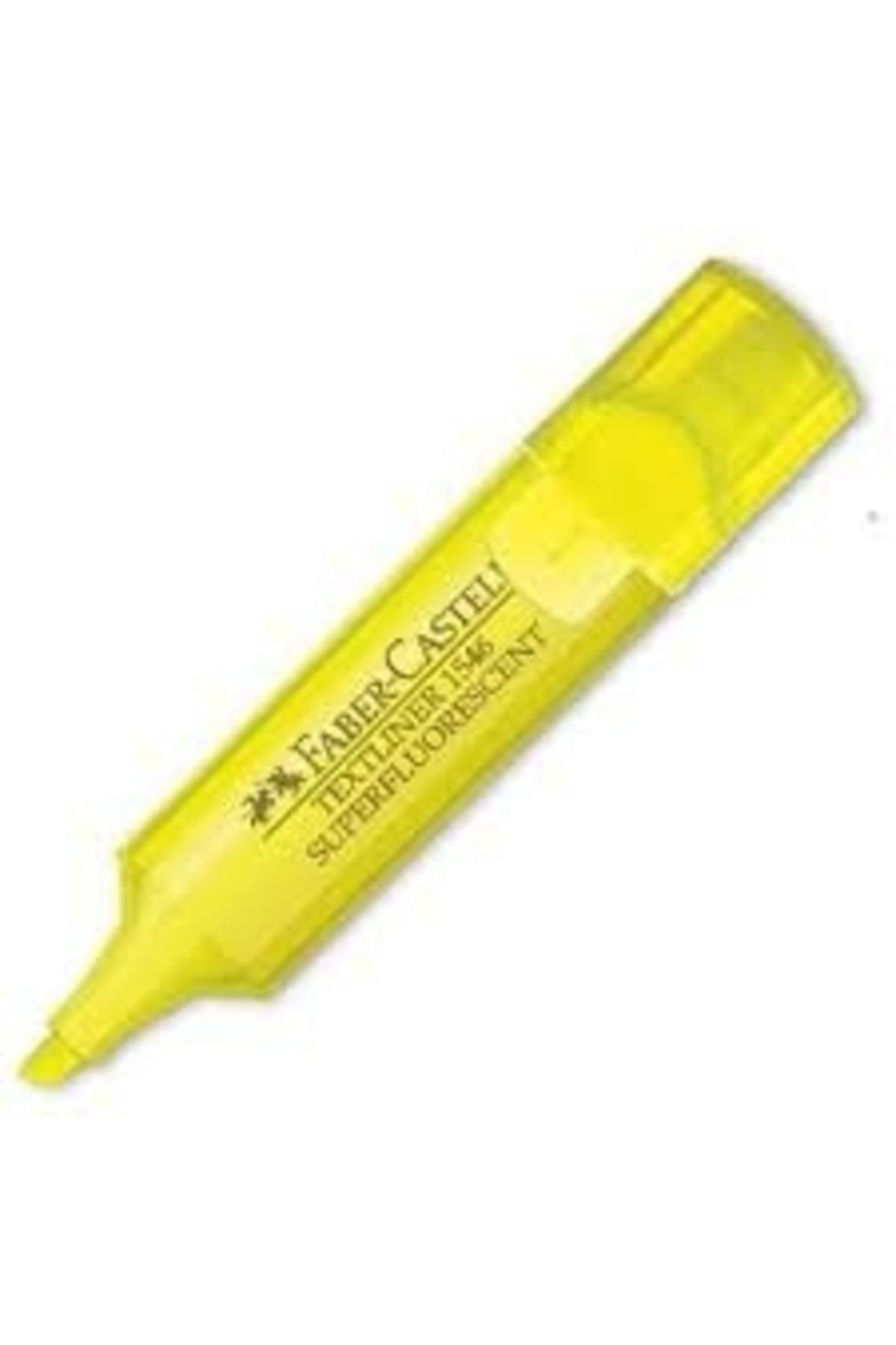 Faber Castell-فابر كاستل 46 - قلم أصفر مع هايلايتر 1