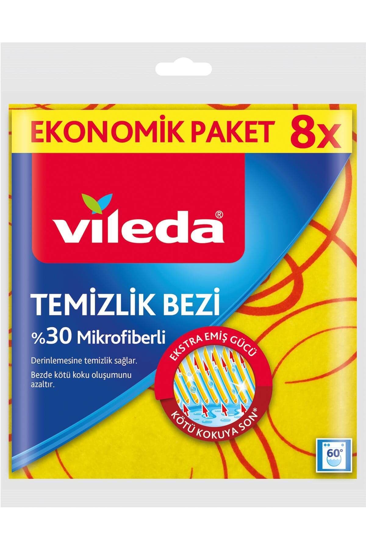 8 Li %30 Mikrofiberli Mutfak Bezi