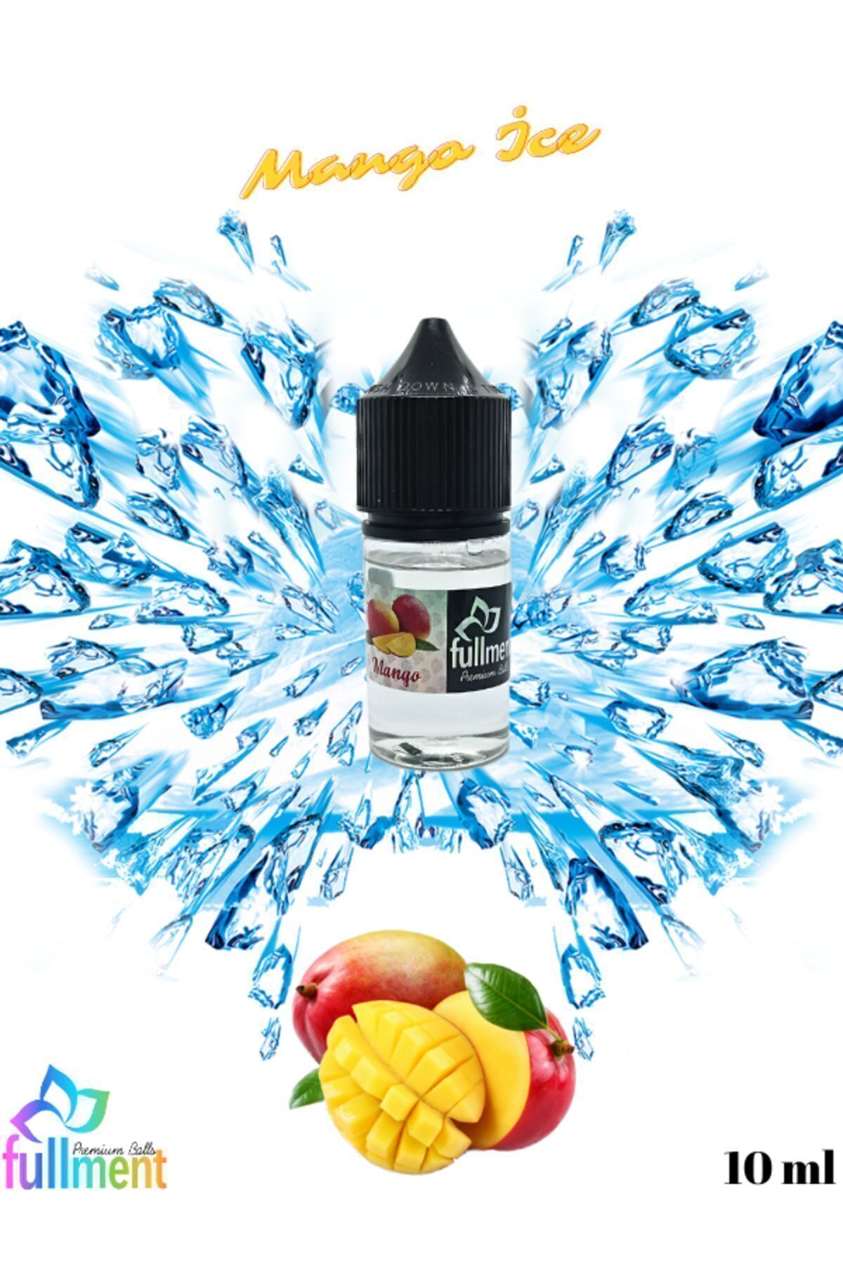 Fullment Buzlu Mango Gıda Aromalı Hazır Likit Gıda Aroma Şurup 10 ml