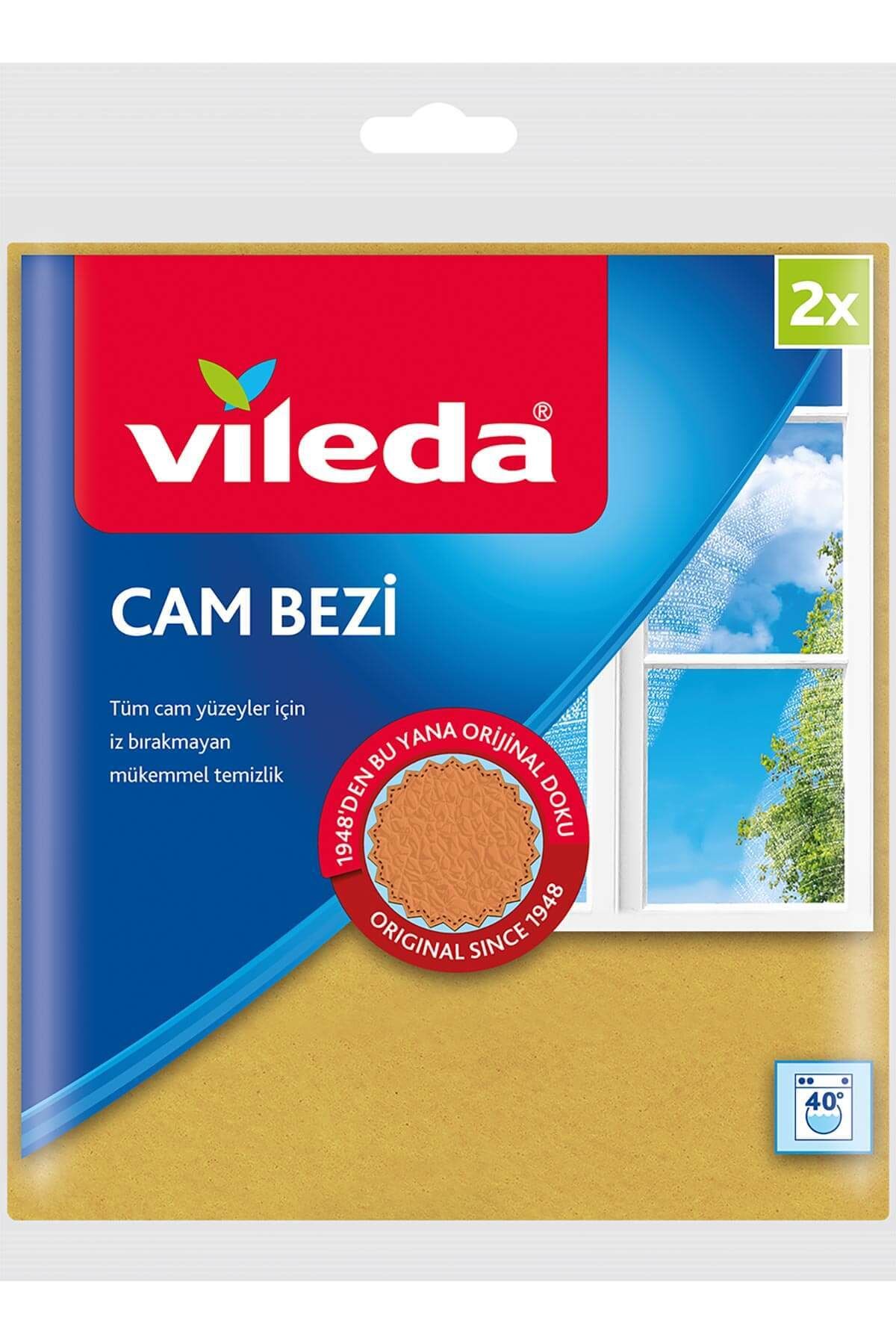 Vileda 2 Li Mikrofiberli Cam Bezi