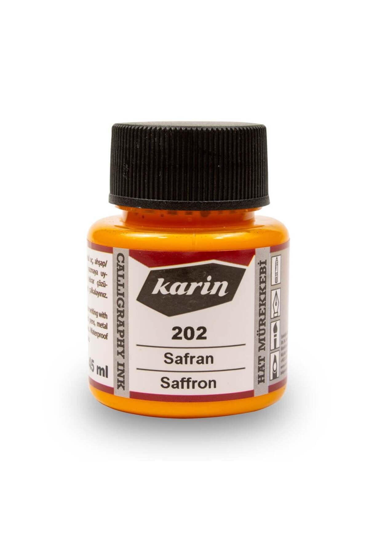 Karin Hat Mürekkebi 202 Safran 45 ml
