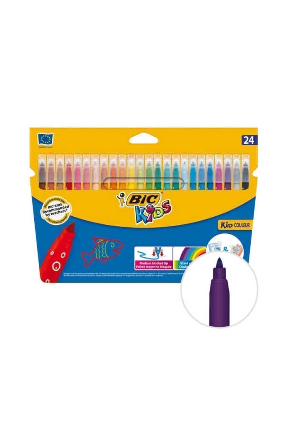 Bic Kids Kid Couleur 24lü Keçeli Boya Kalemi /841800