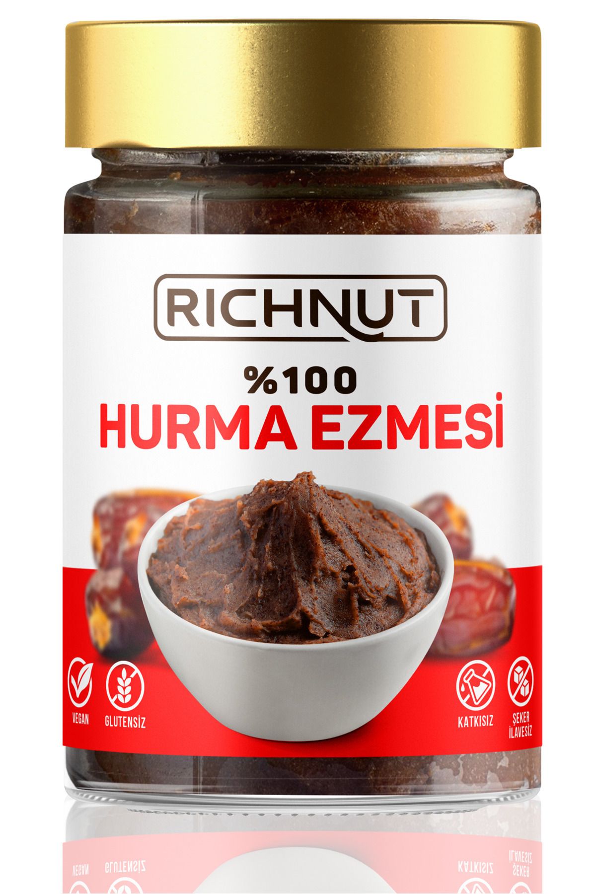 RİCHNUT %100 Doğal Hurma Ezmesi 400 gr (KATKISIZ HURMA PÜRESİ)