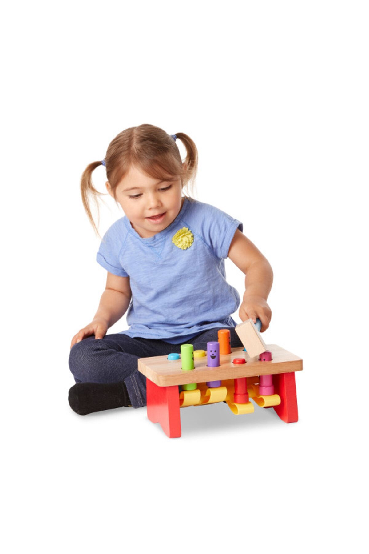اسباب بازی های نوزاد و فعالیتی چند رنگ Melissa Doug ملیسا داگ لوکس بمبام ناخن Melissa & Doug