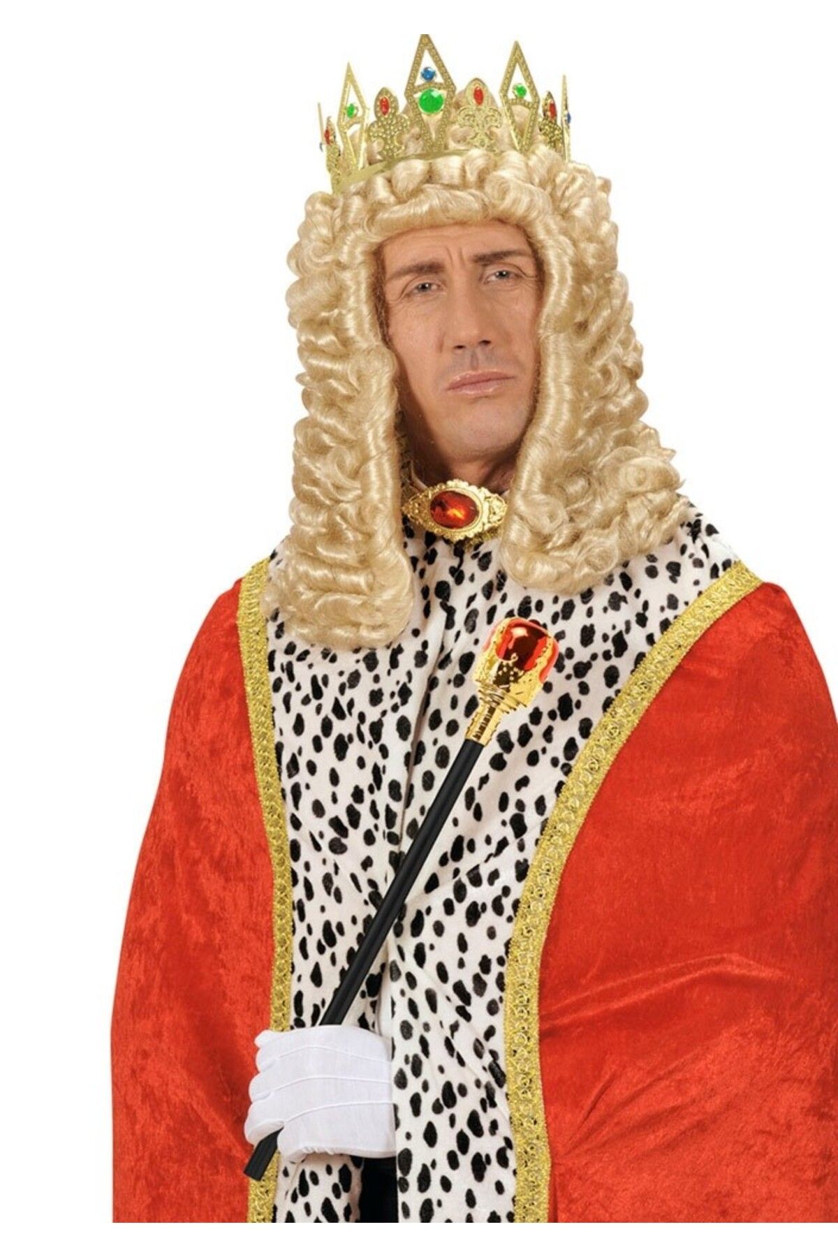 CEKAVE-King Scepter with Red Knob Royal Scepter 40 Cm 3
