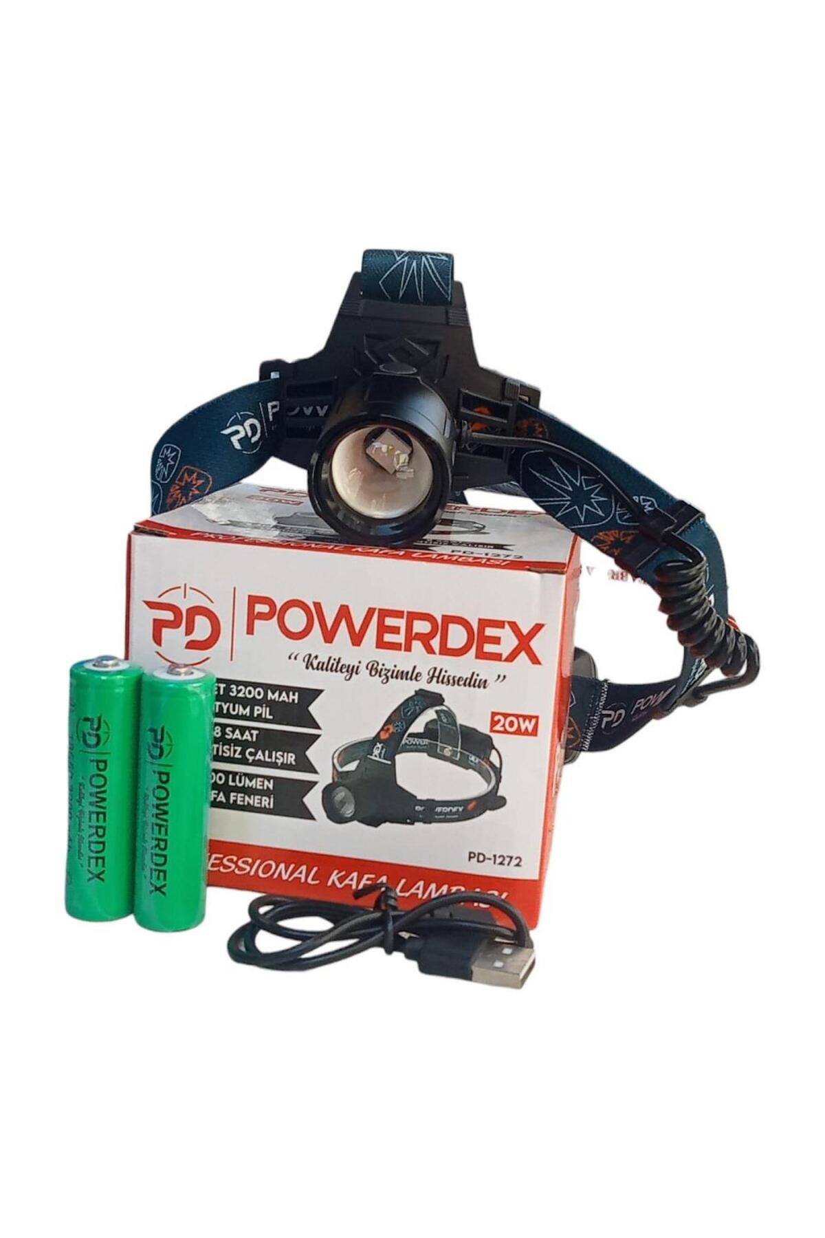 powerdex Pd-1272 Şarjl Edilebilir Pilli 20w Kafa Lambası - Fiyatı