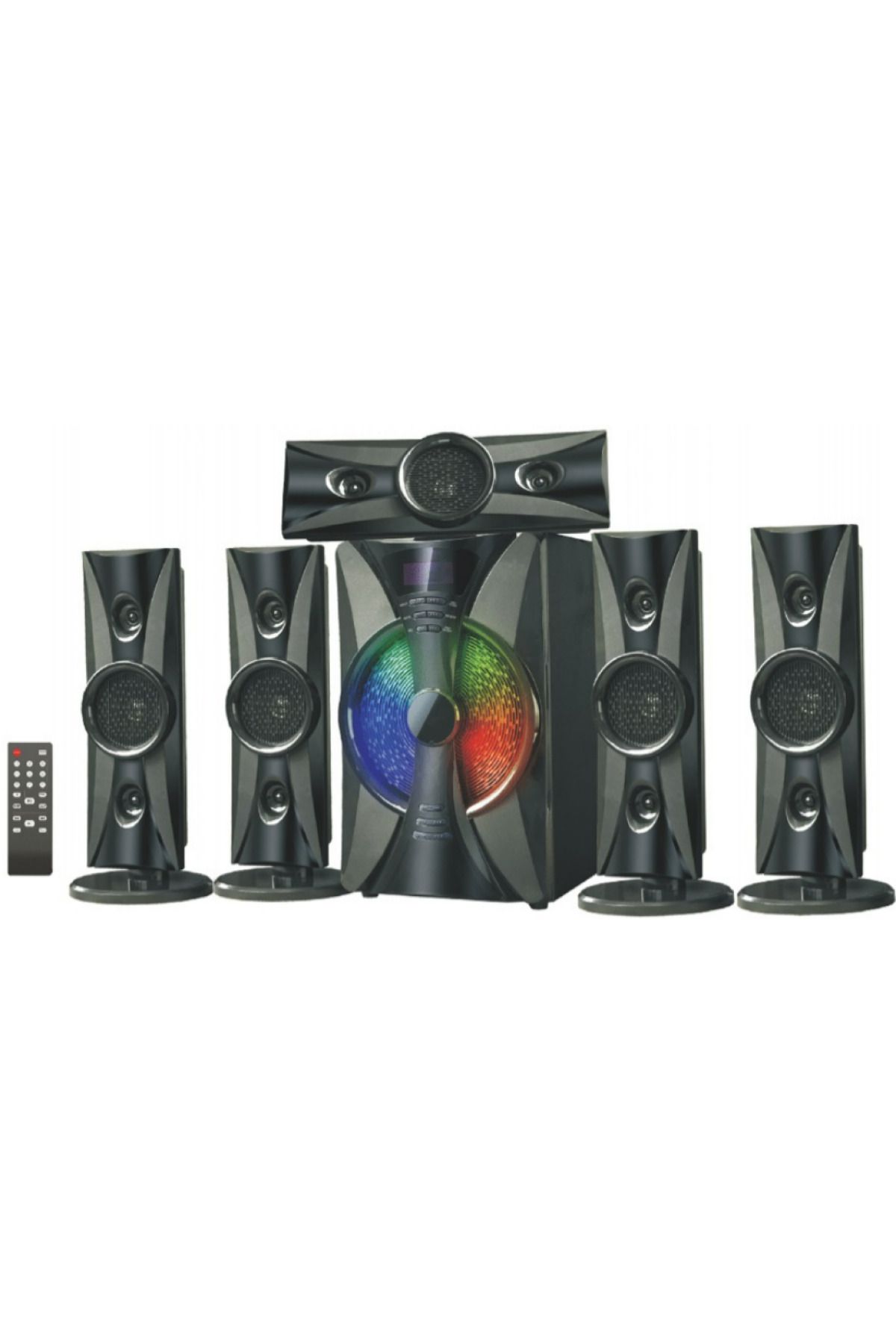 J-TECH Platoon Pl-4240 5d Super 5+1 Rgb Sd Usb Fm Bluetooth Subwoofer Multimedia Sinema Ses Sistemi