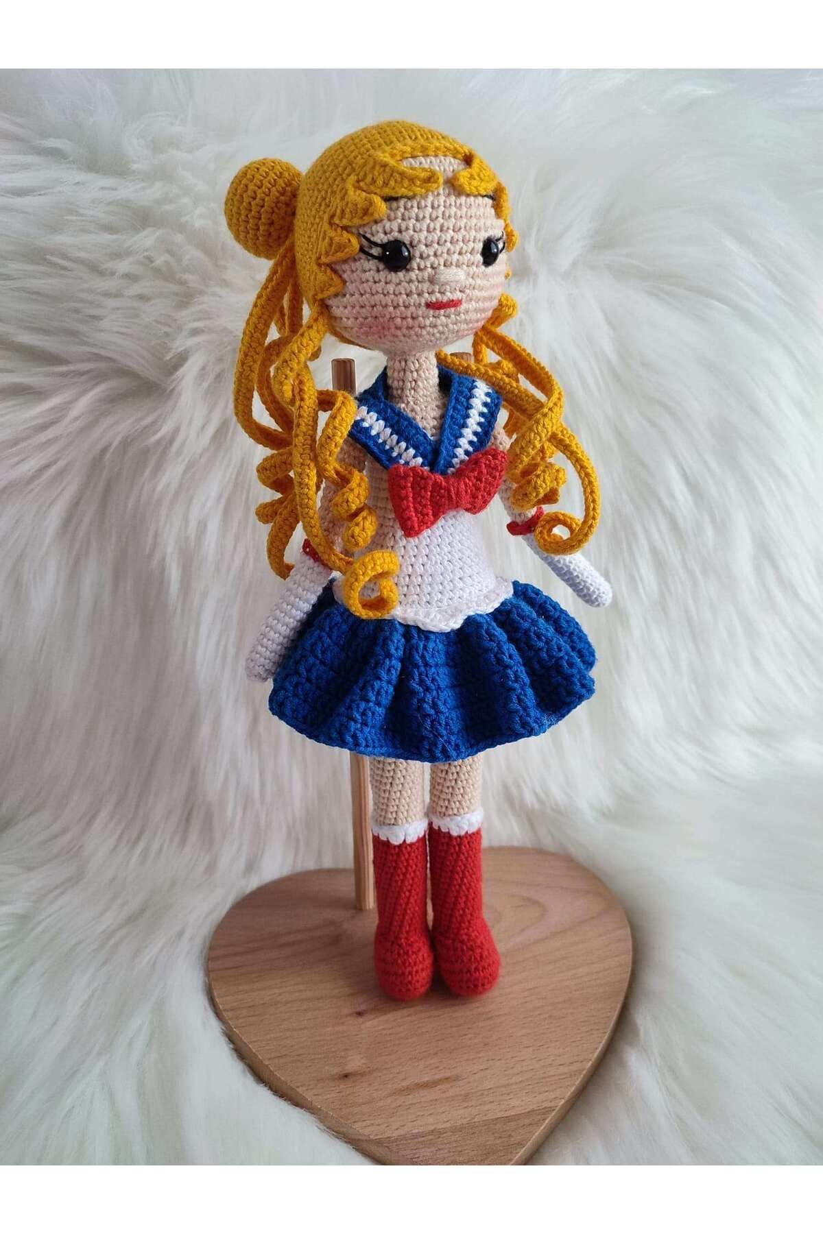 Toyscity Sailor Moon Ay Savaşçısı Organik Örgü Oyuncak