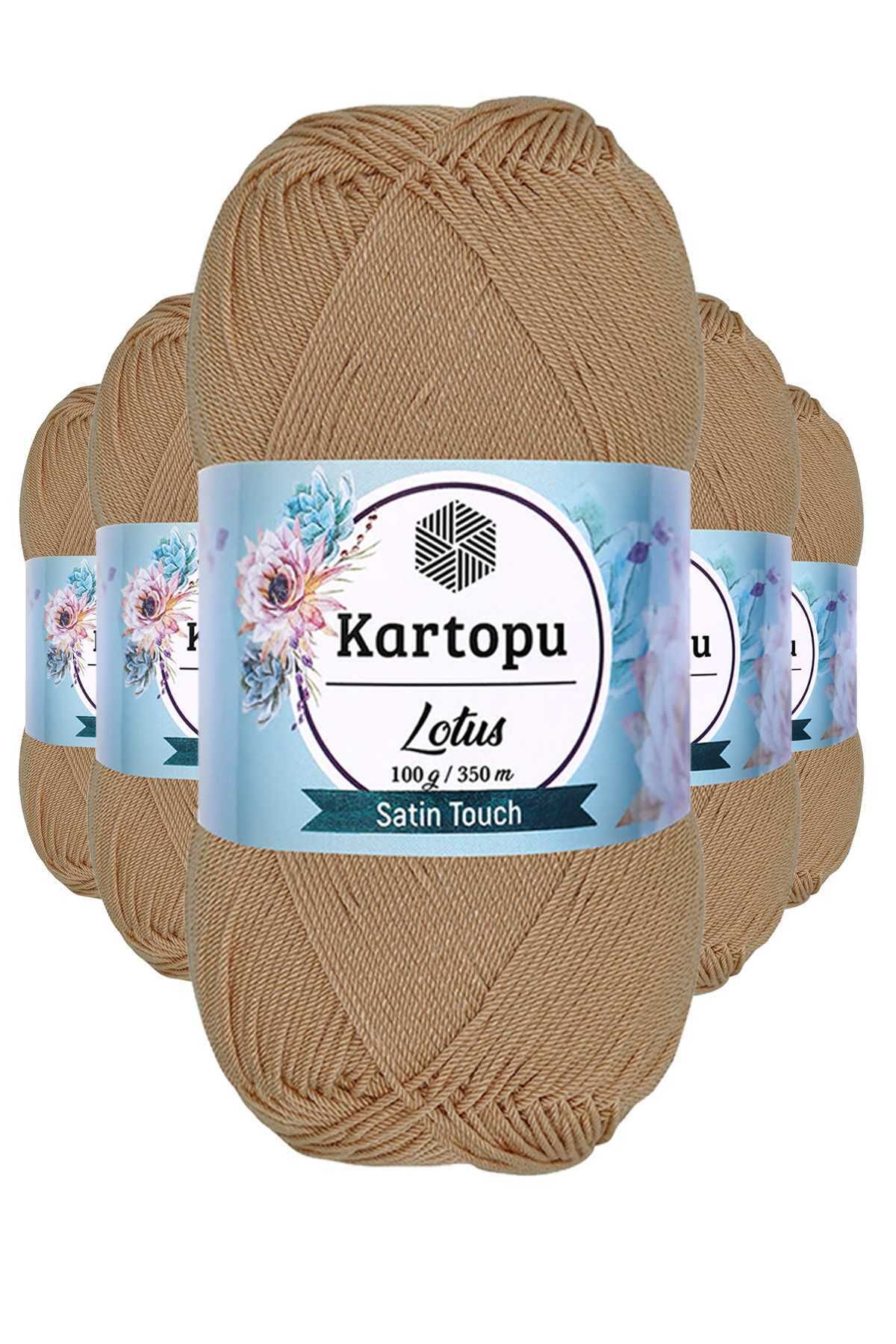Kartopu 5 Adet Lotus Bikini Büstiyer Bluz Örgü İpi K837 Ten