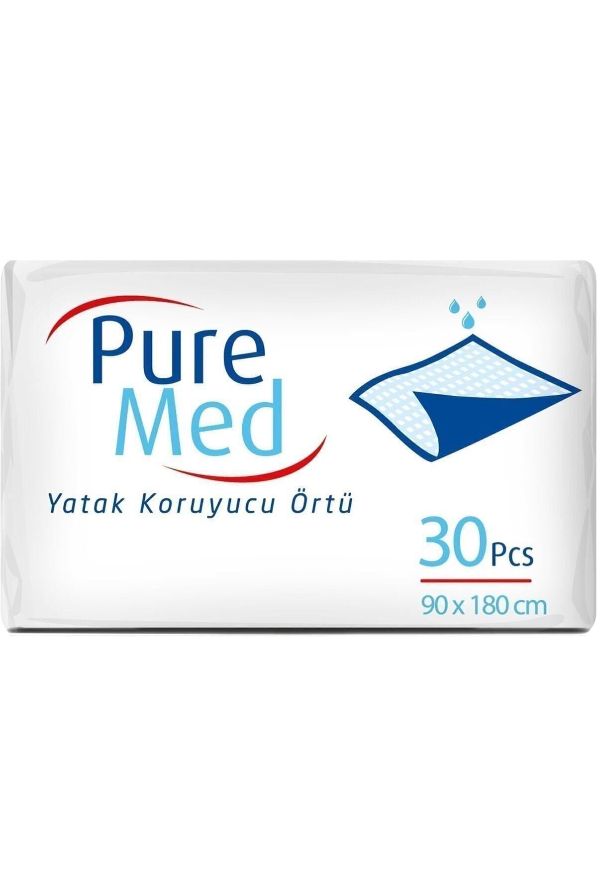 Puremed Hasta Yatak Koruyucu 90*180 Cm 30 Adet Tekli Paket