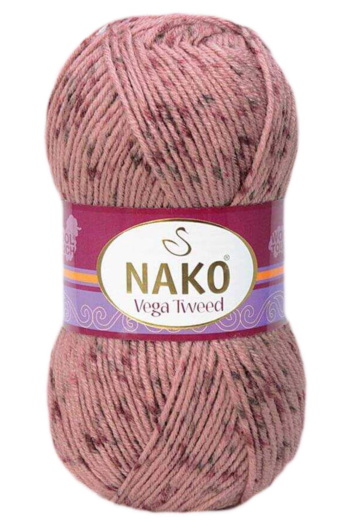 NAKO 1 Adet Vega Tweed Premium Akrilik El Örgü İpi Yünü No: 31760