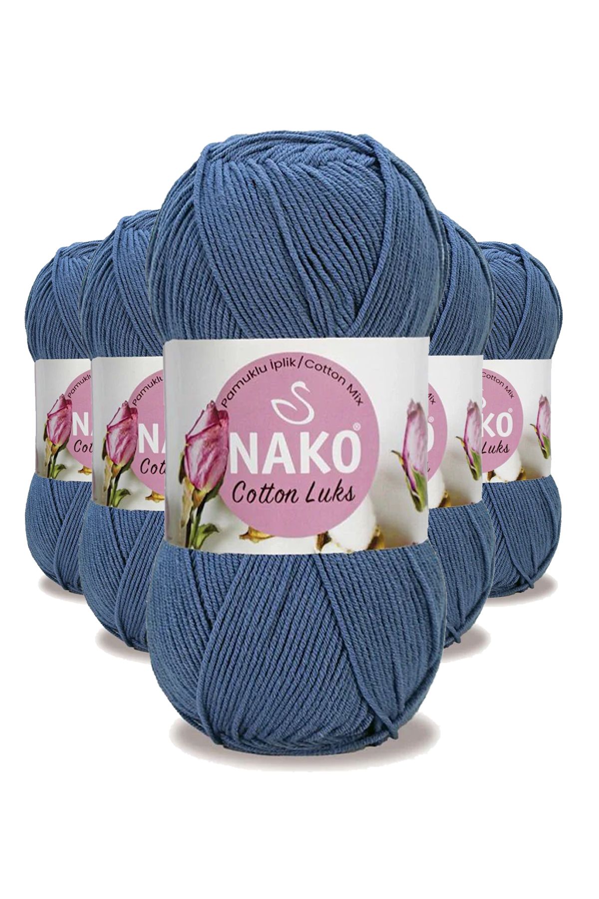 NAKO 5 Adet Cotton Lüks Yelek Tunik Kazak Bluz Hırka İpi Yünü Denim 97563