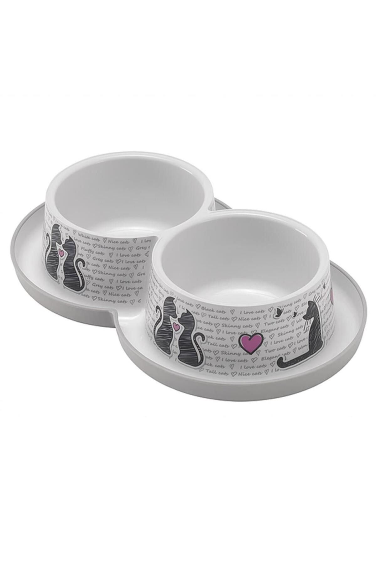 Moderna-Trendy Double Cat Food Container 2X350 ml 1