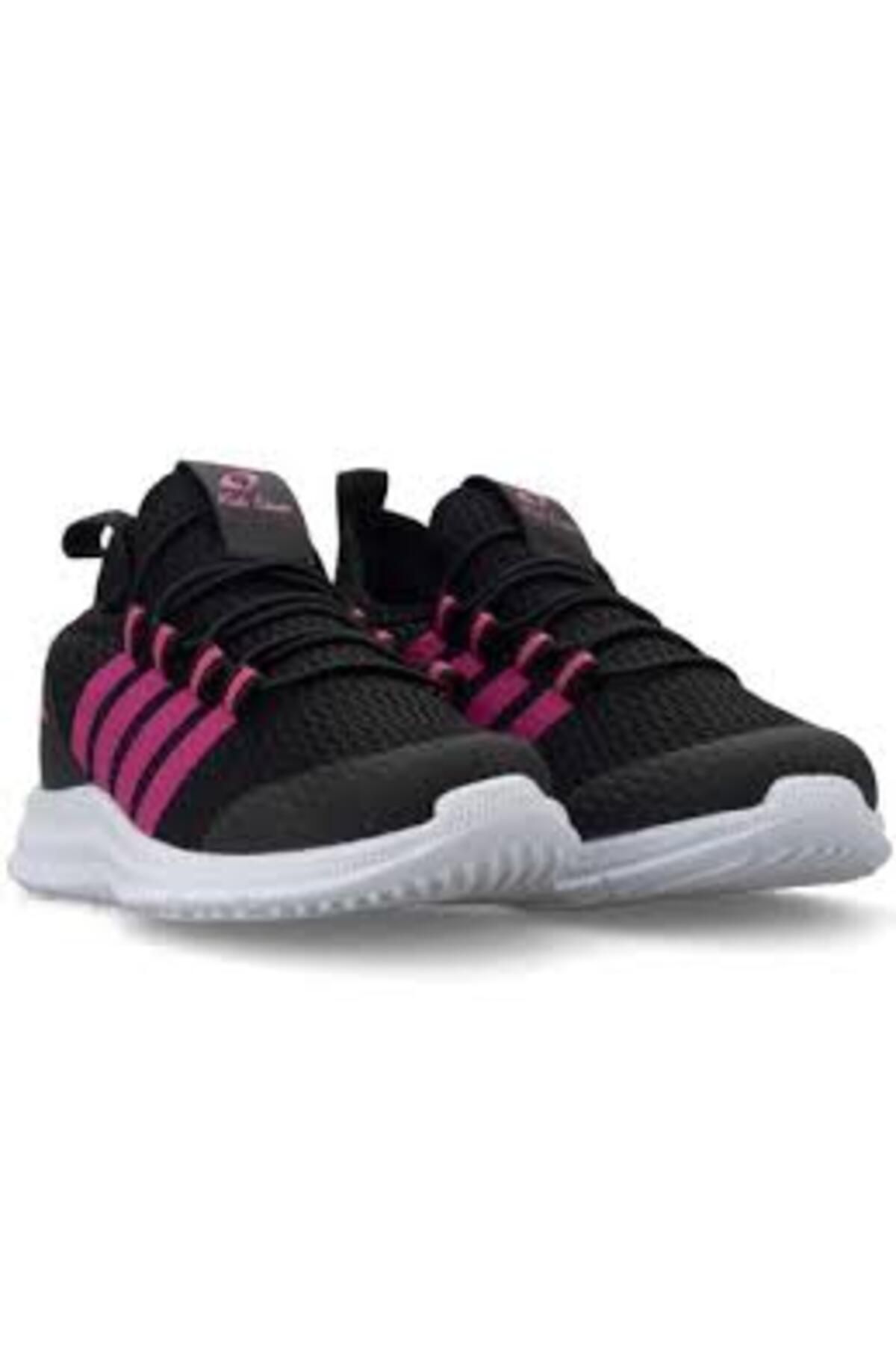 Prego-Lafonten Children's Sports Shoes - Poly Light Sole, Elastic Black Fuchsia 3