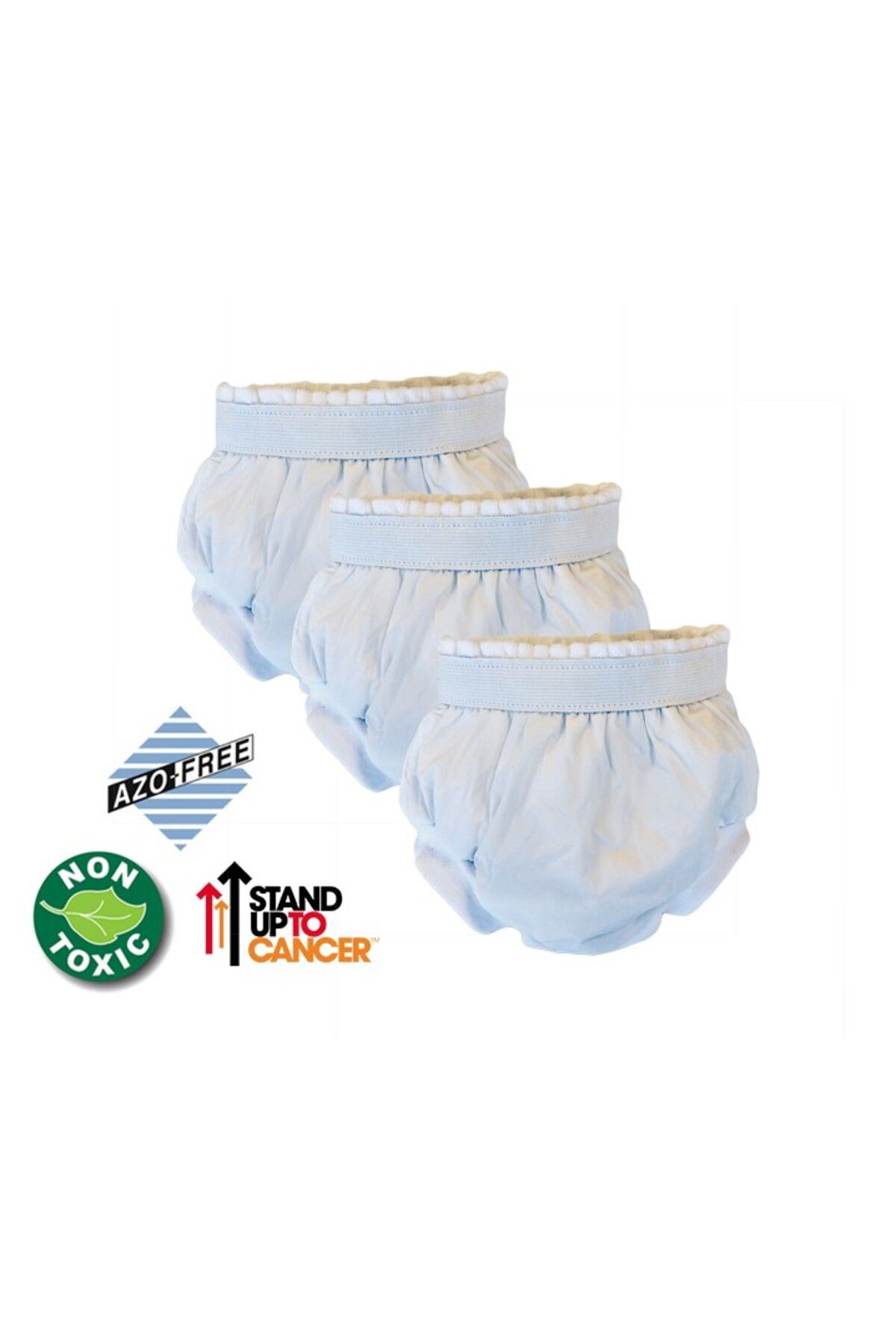 Mu Art Ahşap Sema Baby Lüks Alıştırma Külodu 3 Lü Paket 16-22 Kg - Beyaz