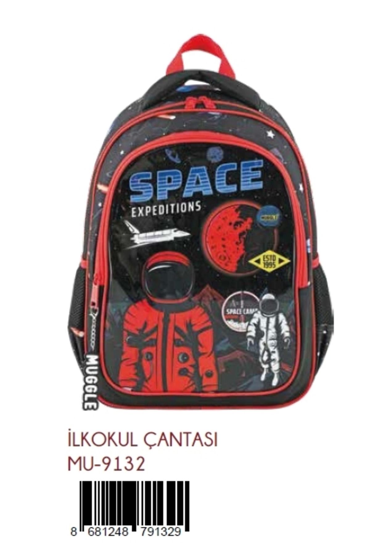 MUGGLE Colecția Space Expeditions - Geantă Pentru Școală Primară Mu-9132 Unisex - Mărime unică