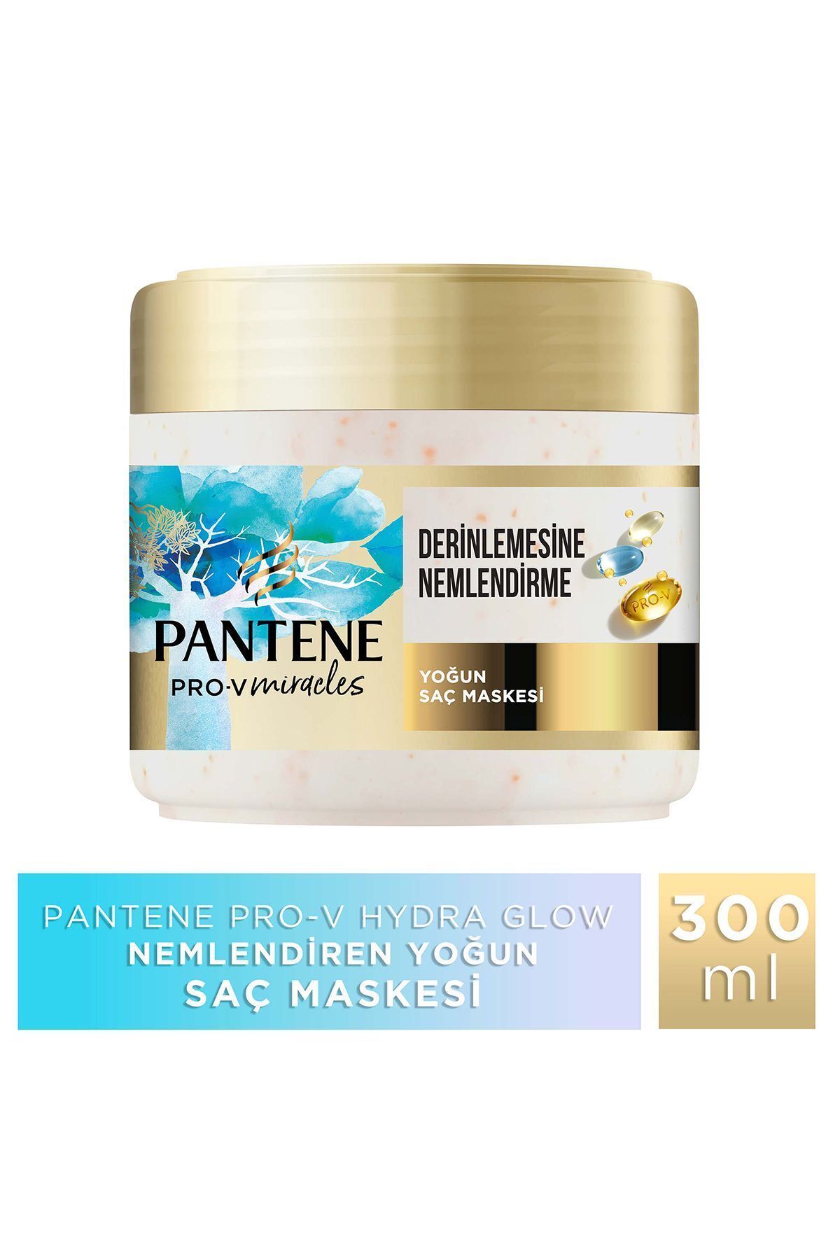 PRO-V MIRACLES Hydra Glow Nemlendirici Maske Kuru Saçlar için 300ML