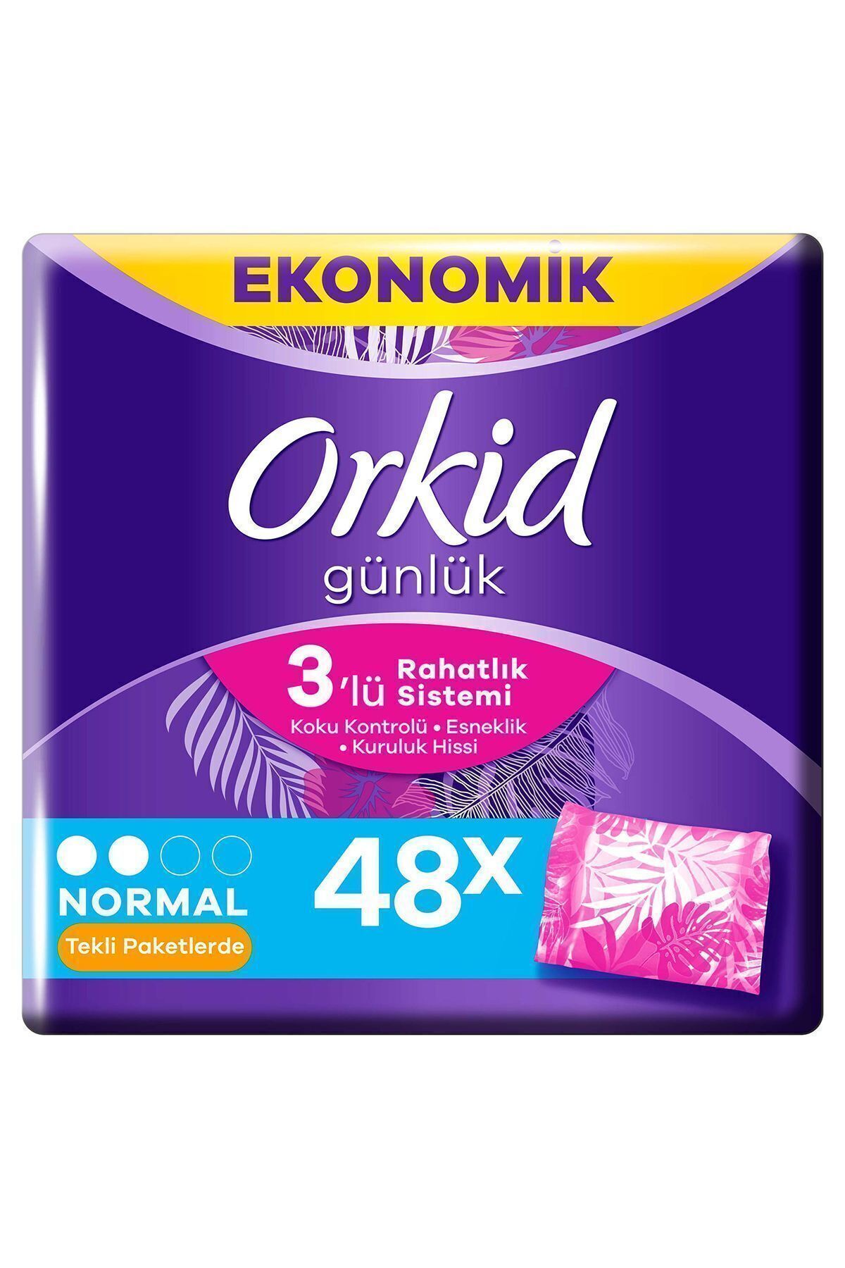 Günlük Ped Günlük Koruma Normal 48 Adet Ekonomik Paket (tekli Paketlerde)