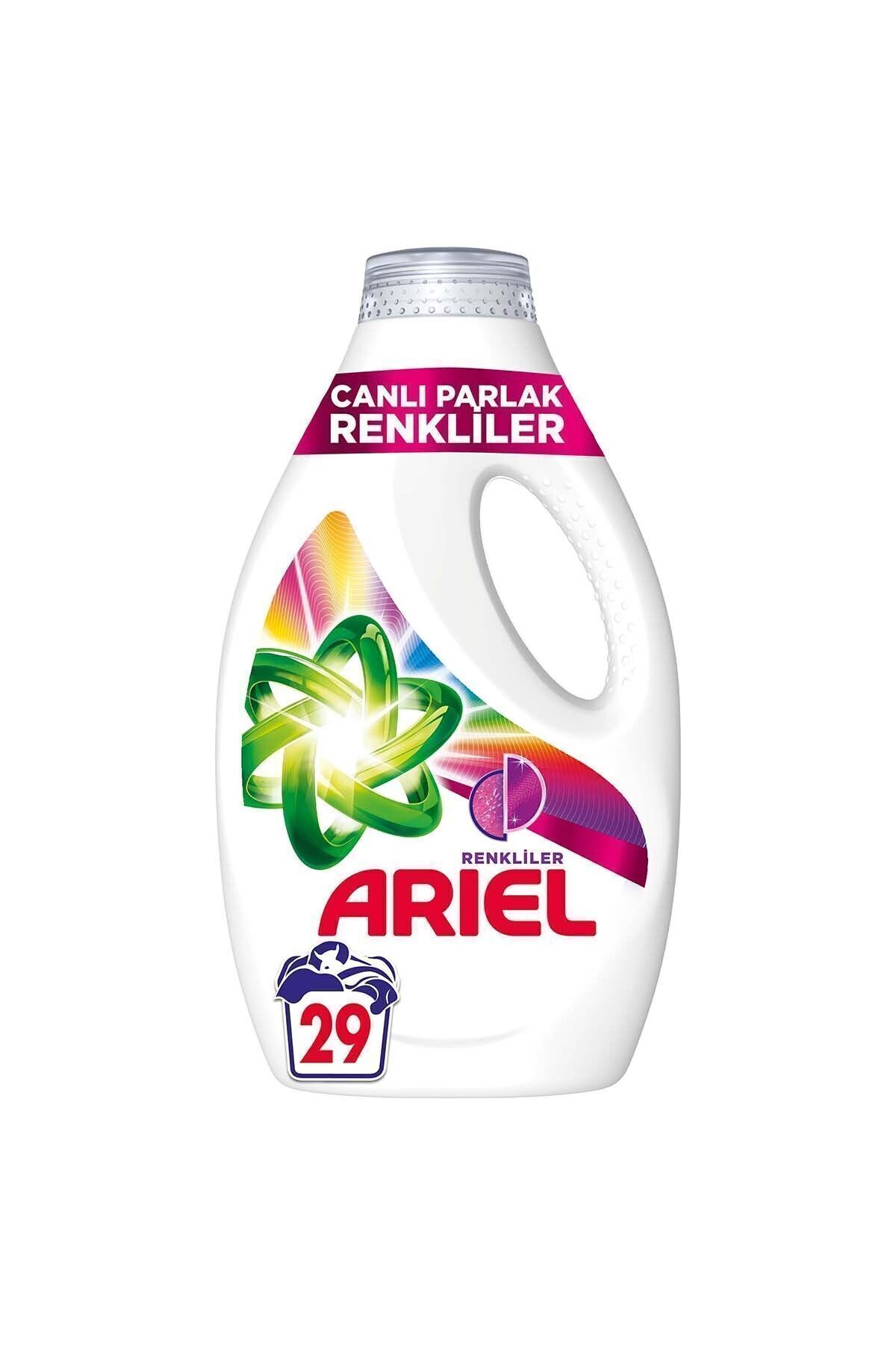Ariel Canlı Parlak Renkliler Sıvı Çamaşır Deterjanı 29 Yıkama 1.595 ml