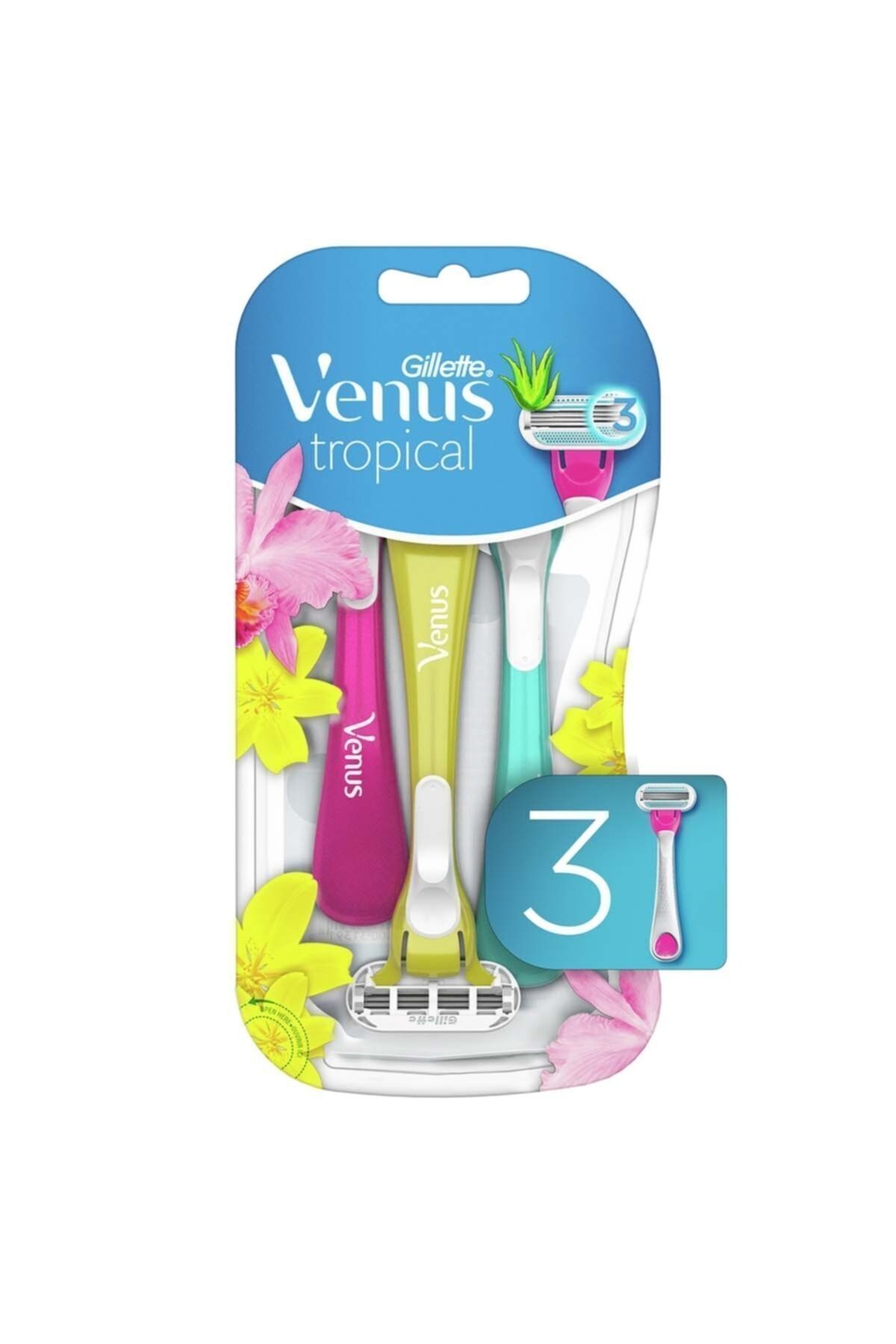 Gillette Venus Tropical Kullan At Tıraş Bıçağı 3lü