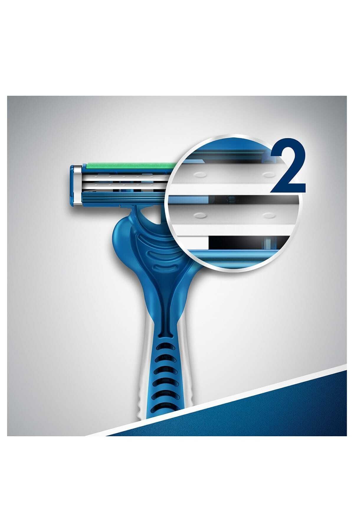 Gillette-ماكينة حلاقة بلو 2 ماكسيموم للاستعمال مرة واحدة 8 قطع 5