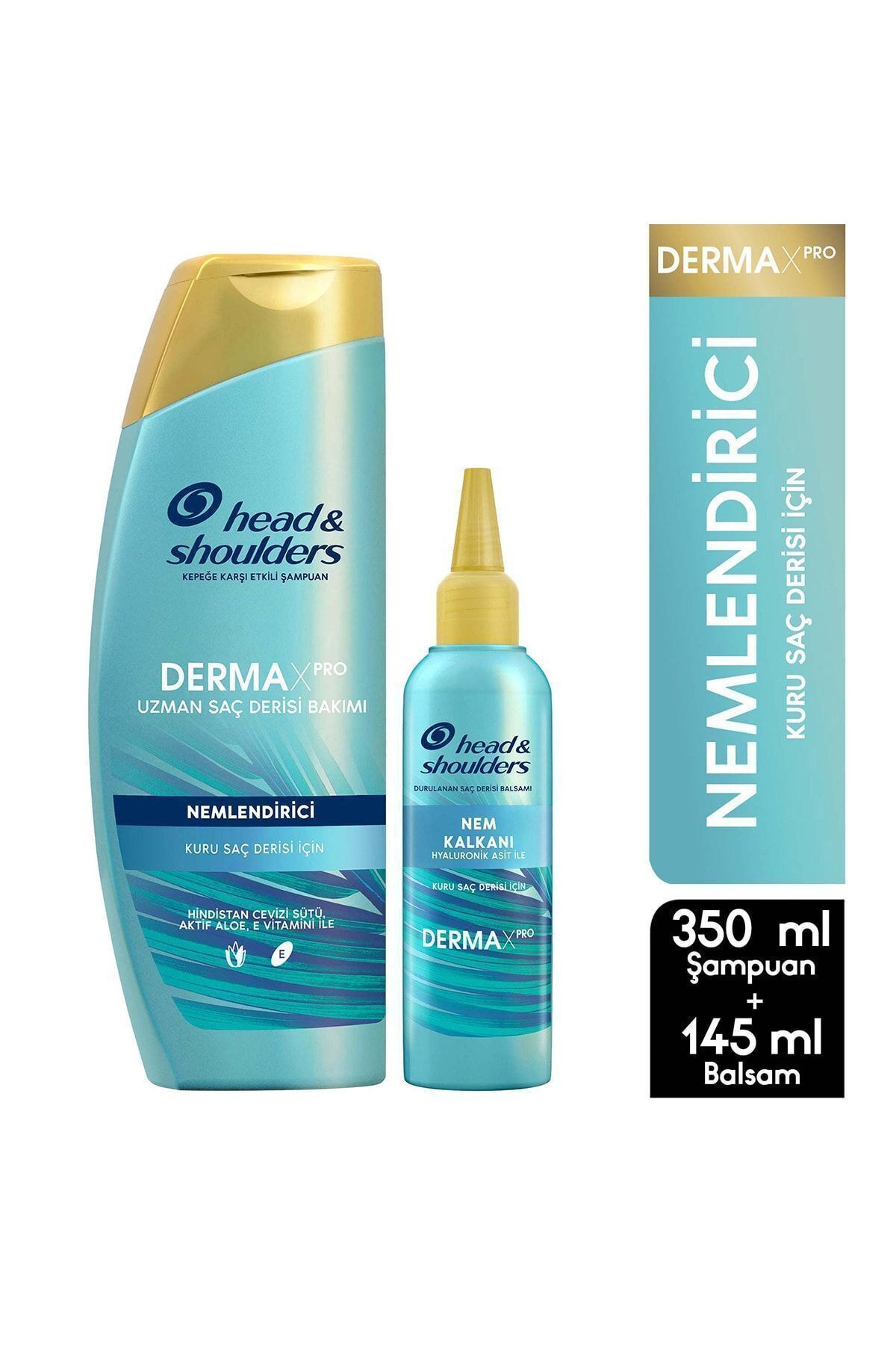 Head&Shoulders-Derma X Pro Moisturizing Shampoo - Head & Shoulders 350ml Balm 145 ml 1