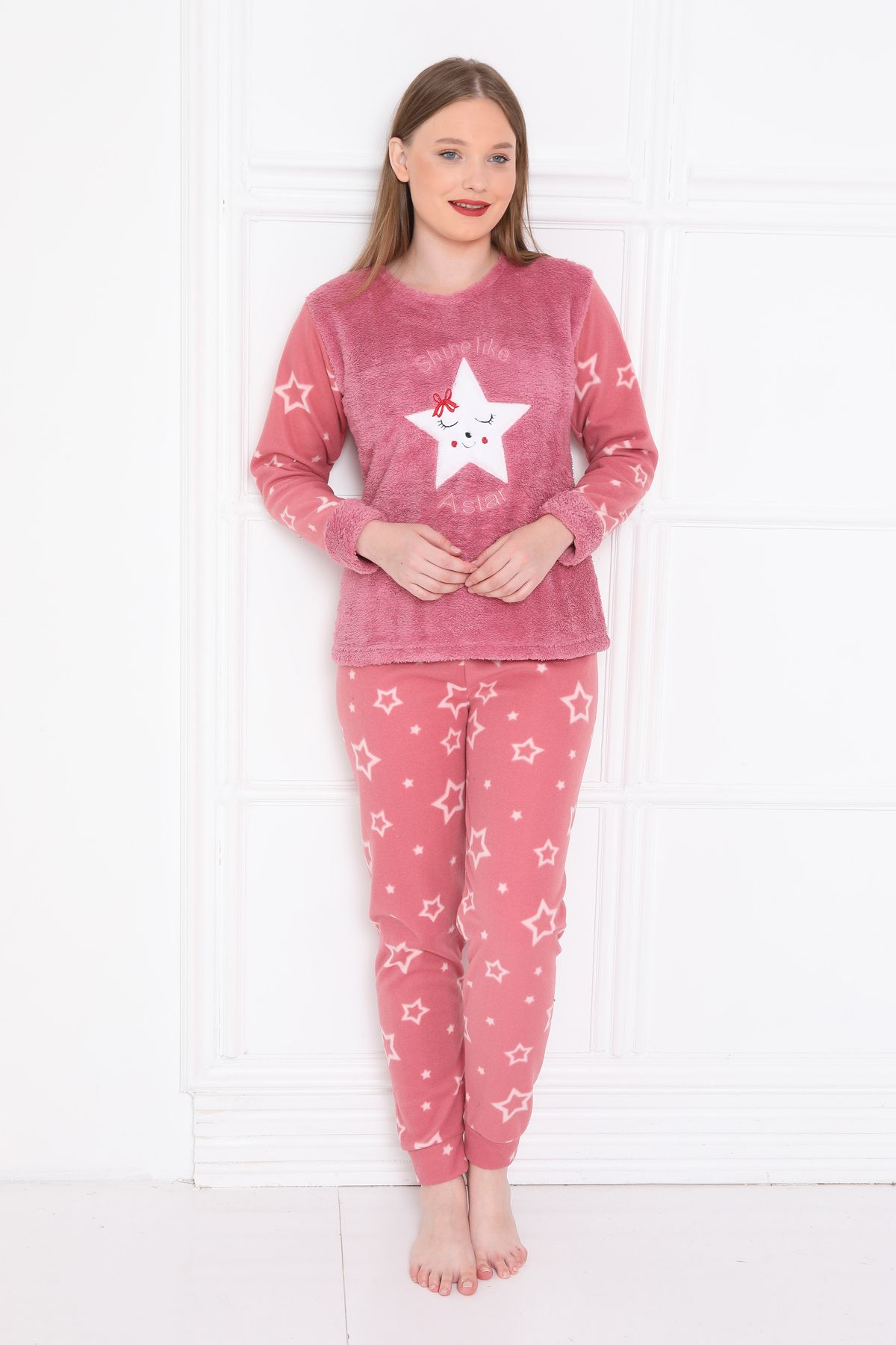 FAMES PİJAMA-WINTER FLEECE PAJAMAS SET 4