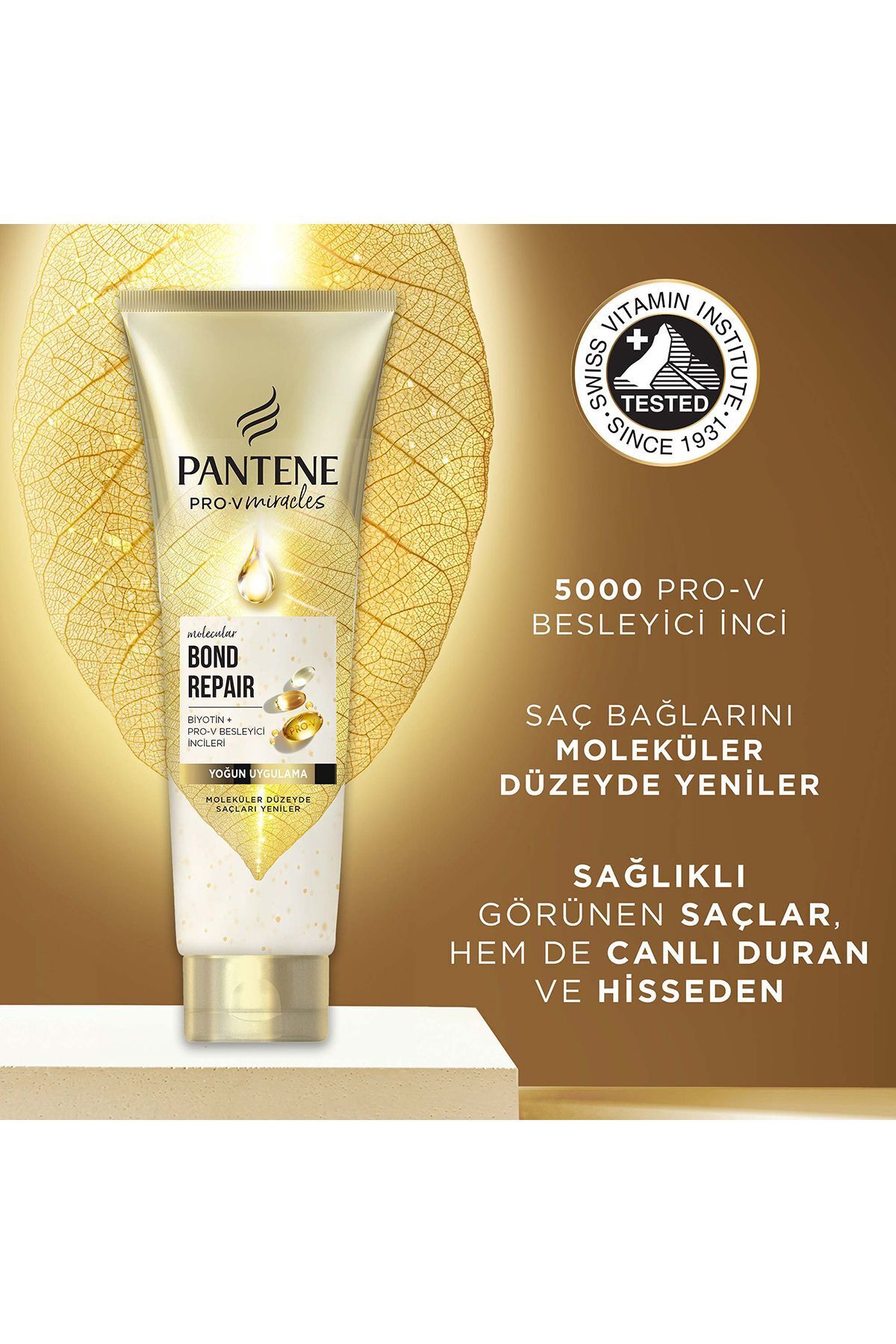 PRO-V MIRACLES Molecular Bond Repair Yoğun Uygulama Kürü Pro-V Besleyici İnci ile 150ML 2 ADET — 2LM — تصویر 5 از 8