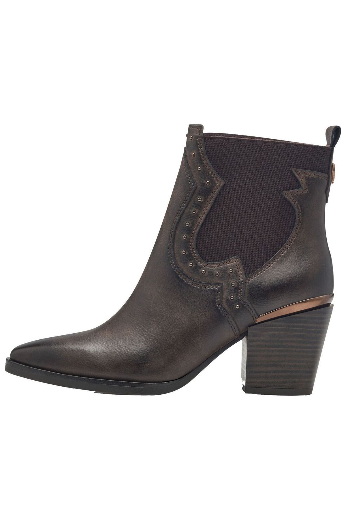 Marco Tozzi-Ankle Boots - Brown - Block 2