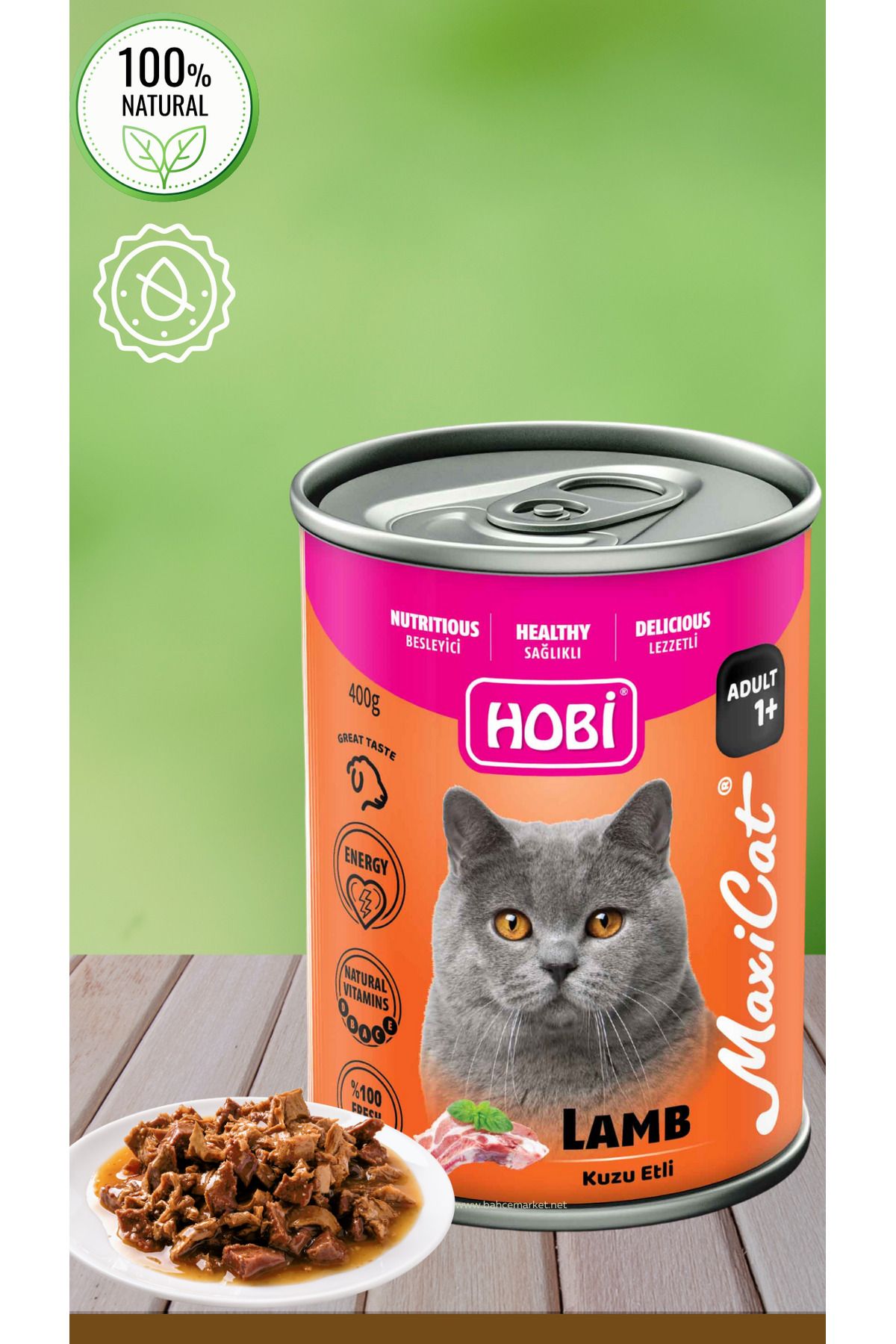 Maxicat Kuzu Etli Konserve 400 Gr 1 ADET