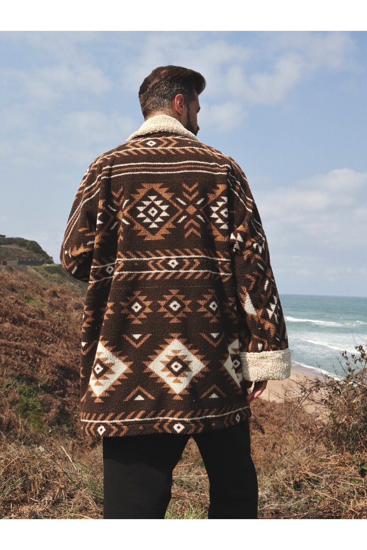 Su Koleksiyon  Navajo Palto - Görsel 3