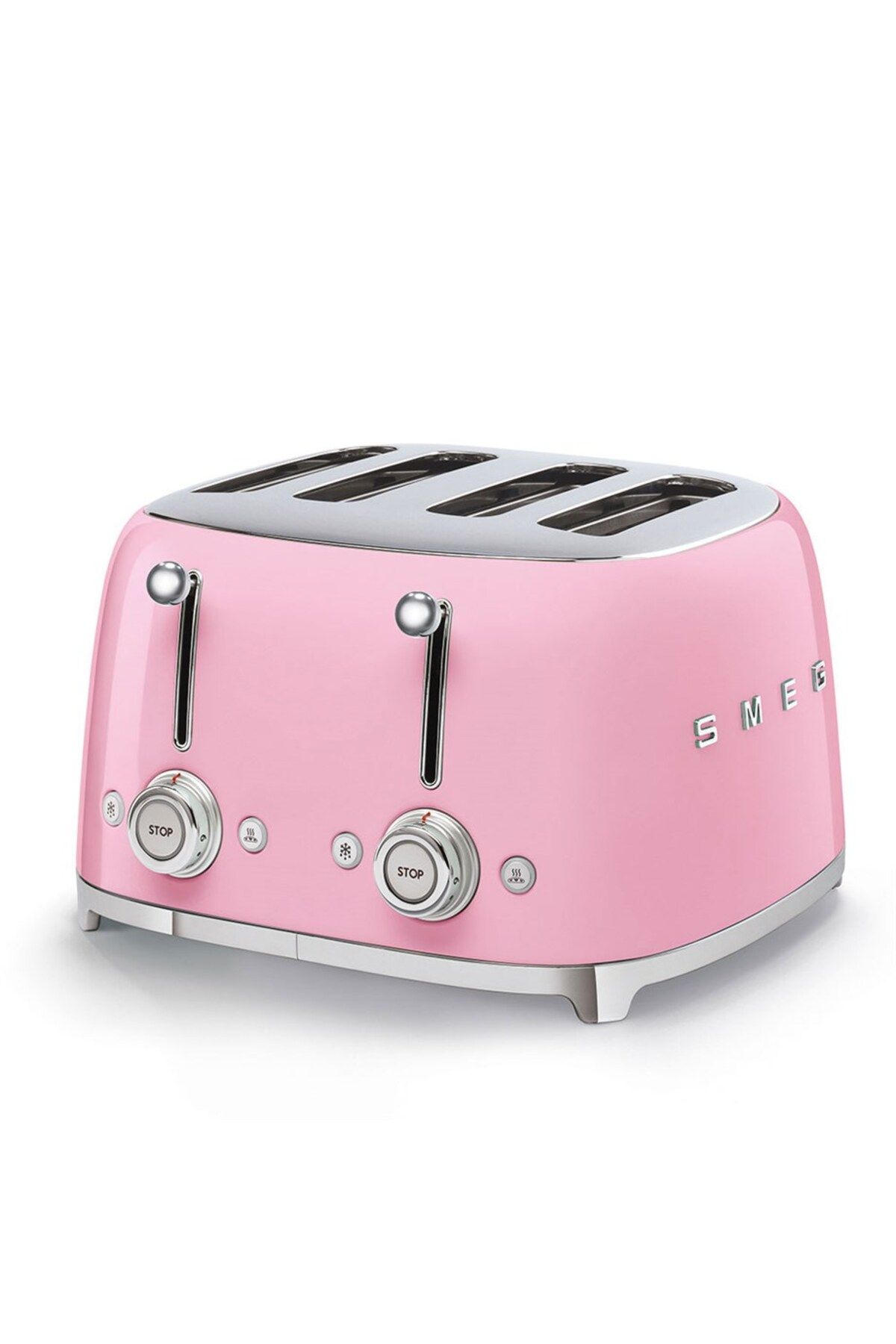 SMEG-Pink Toaster - Tsf03pkeu 4 Slots 1