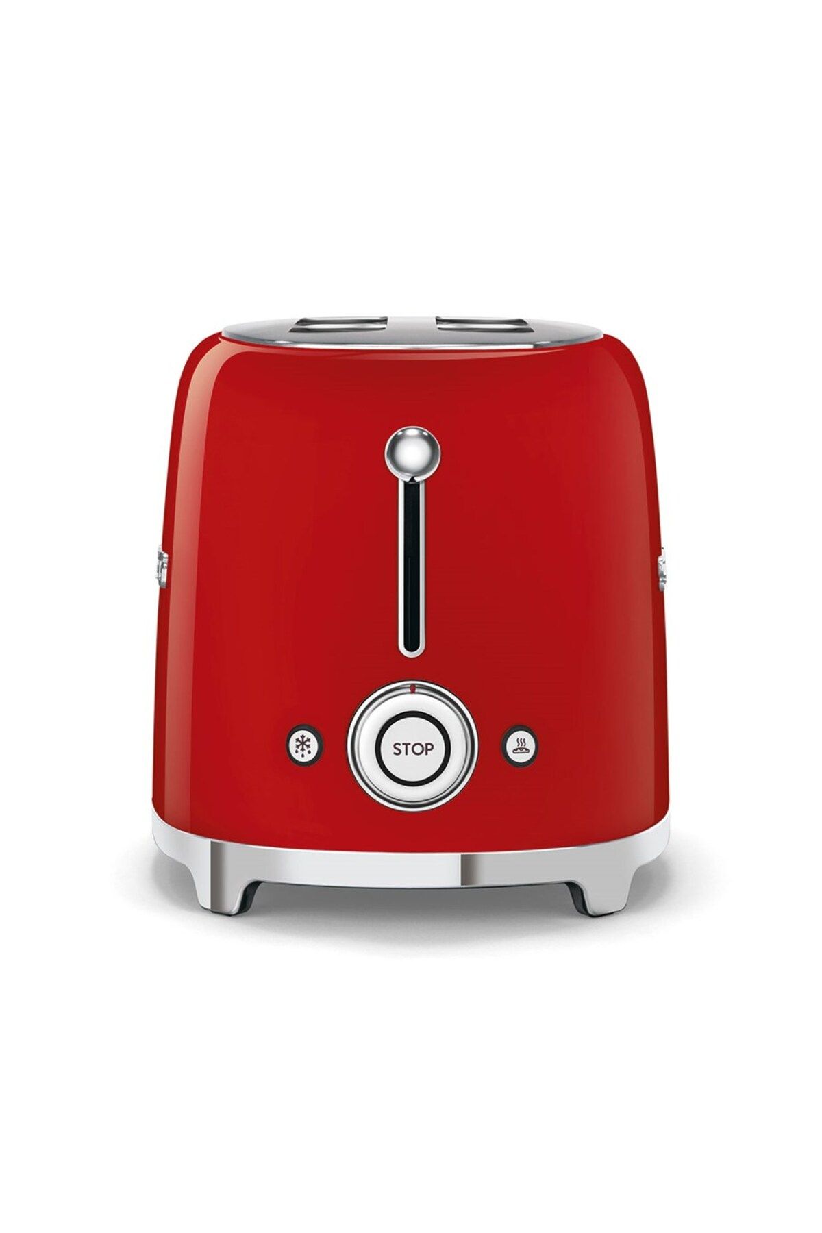 SMEG-محمصة الخبز الحمراء ذات الطراز القديم من الخمسينيات Tsf01rdeu 4