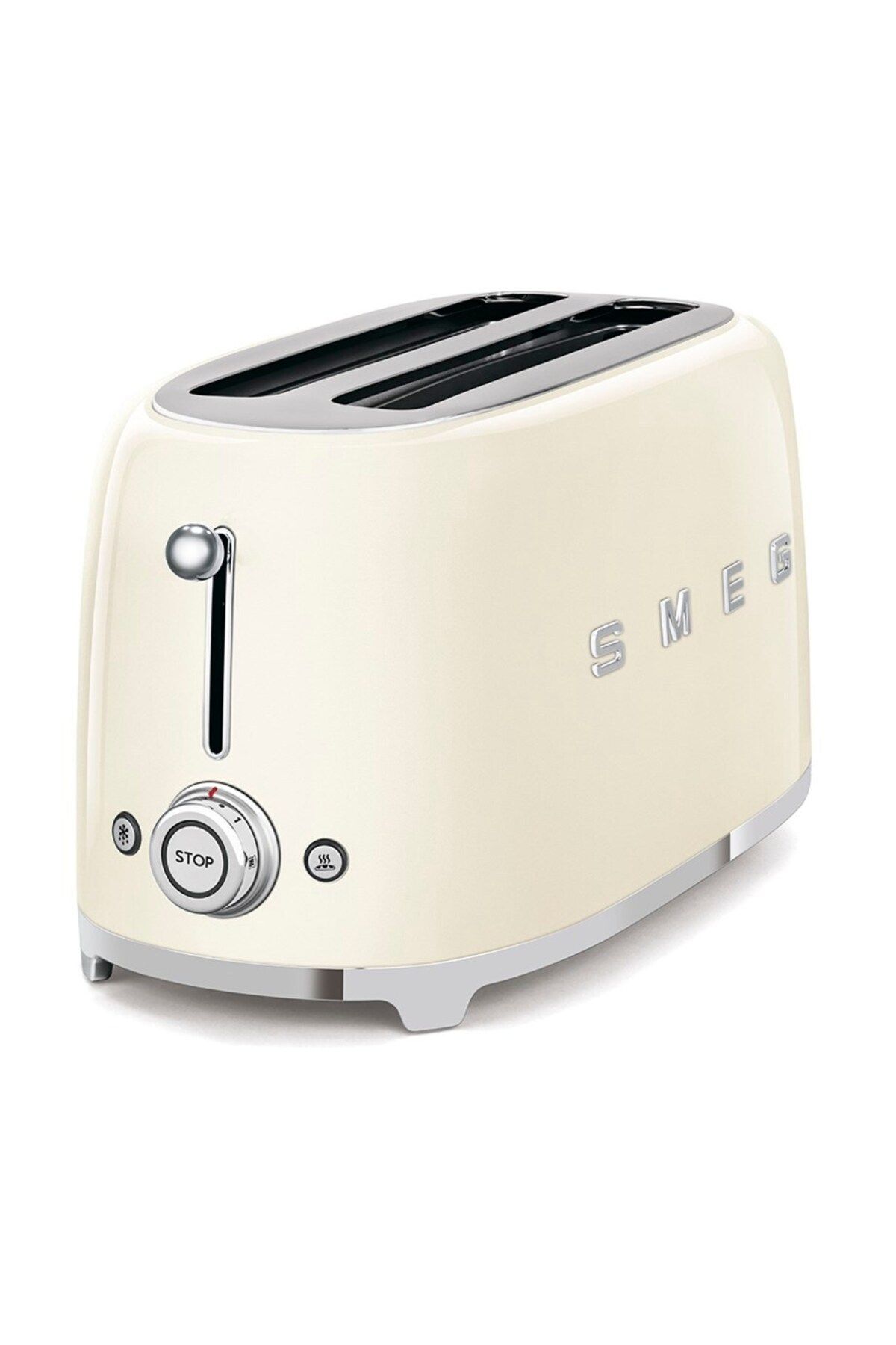 SMEG-50's Style Retro Cream Toaster 2X2 Extra-Wide Tsf02Creu 5