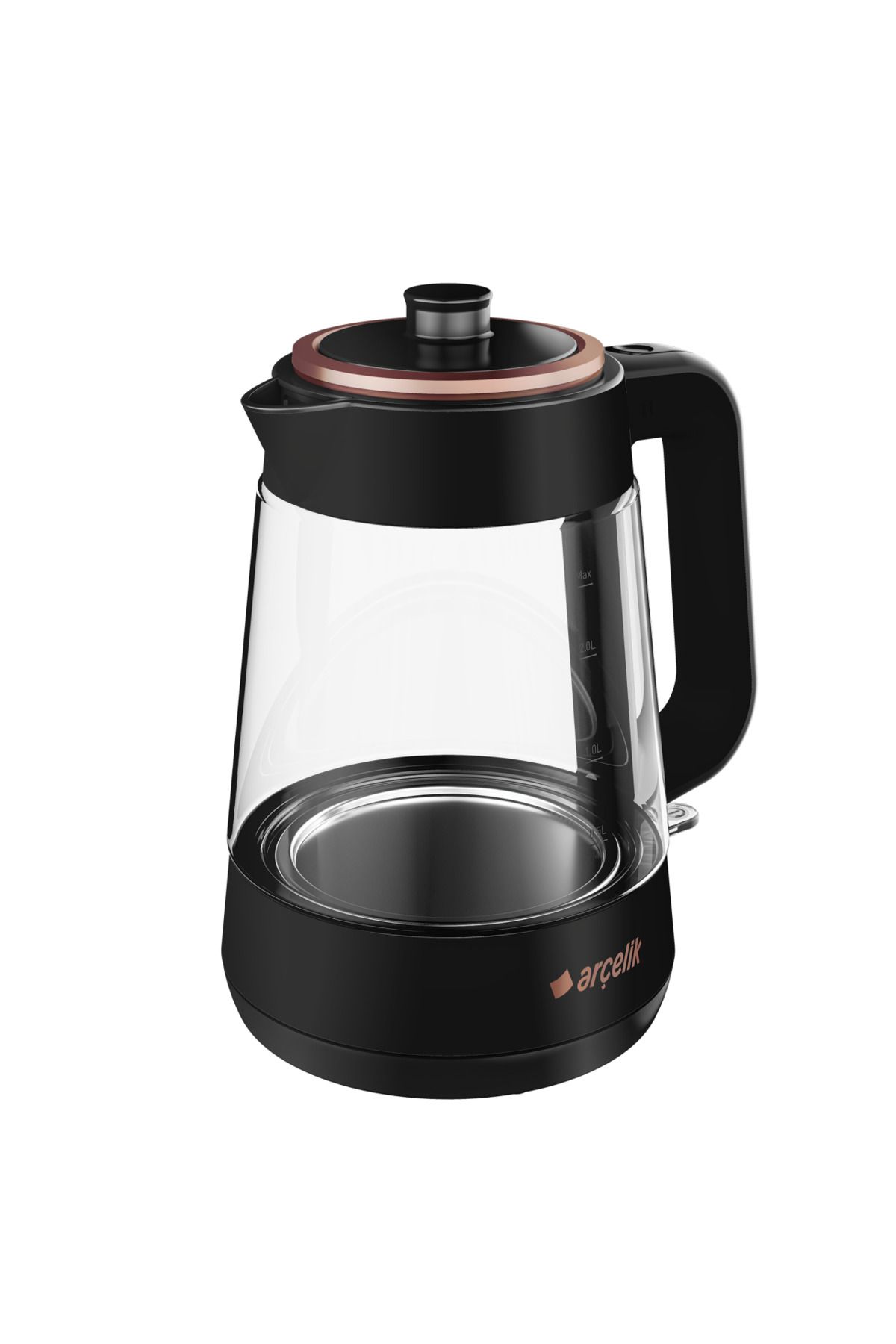 Arçelik-Cm 6964 S Recital Black 1900 W Glass Teapot Tea Machine 3