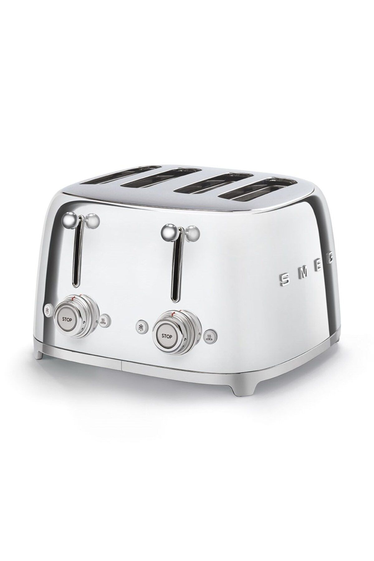 SMEG-محمصة خبز كروم/فولاذية ذات 4 فتحات - Tsf03sseu 2