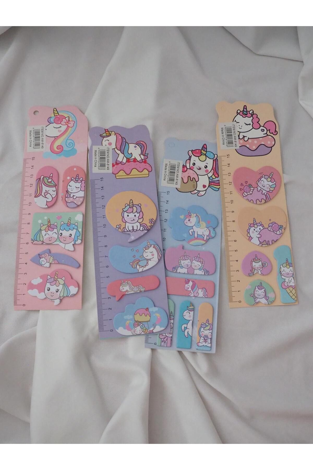 Planet Butik-Unicorn Sticky Not Post It Set of 4 2