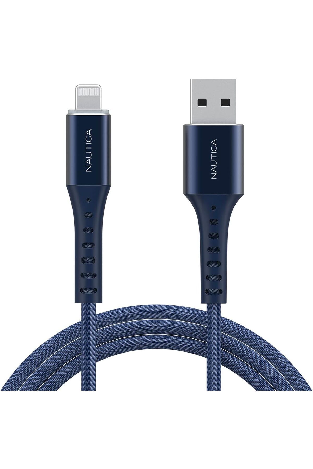 STOREMAX efshopx C65 MFI Lightning to USB-A 12W Örgülü Hızlı Şarj ve Data Kablosu 1.2M Navy New Desing