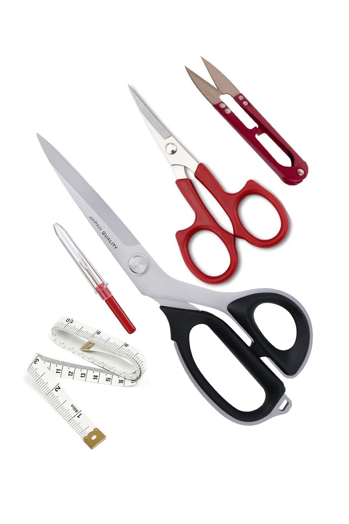 hodbehod-7230 Titanium Tip Plastic Handle Ψαλίδι κοπής υφασμάτων Σετ 9 Νο 23 εκ 1