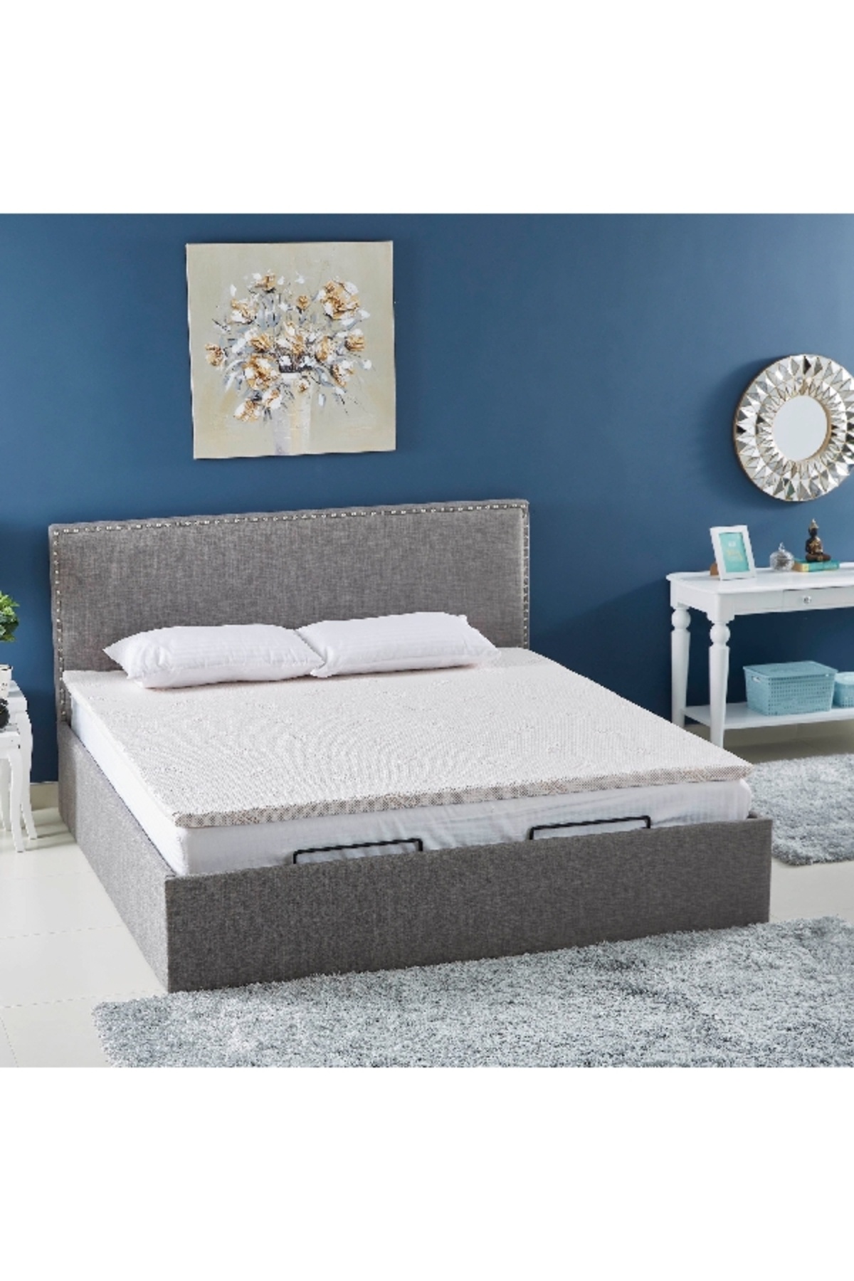 Home Box-Essence Memory Foam Super King Mattress Topper 200x200x4 cm 6