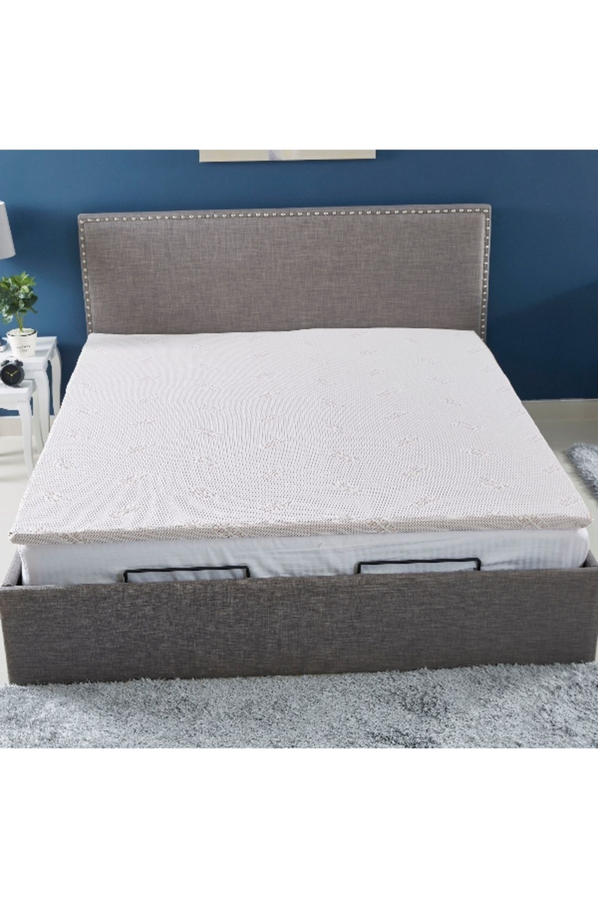 Home Box-Essence Memory Foam King Size Mattress Topper - 180x200 cm 2