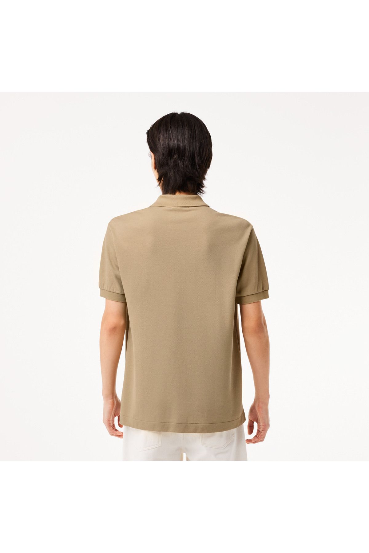 تی شرت یقه پولو چند رنگ مردانه L.12.12 کلاسیک متناسب با بژ چوگان Lacoste