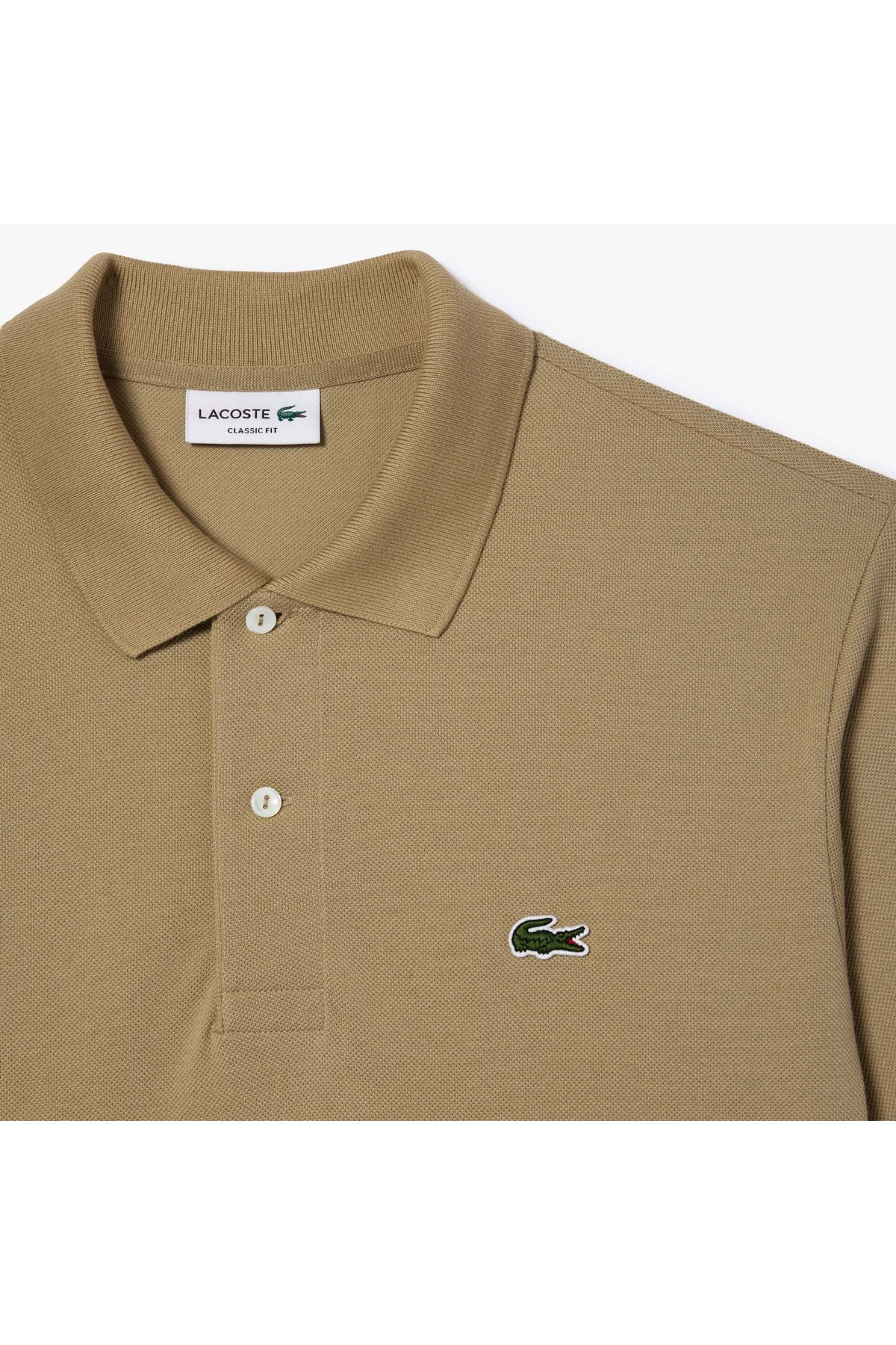 تی شرت یقه پولو چند رنگ مردانه L.12.12 کلاسیک متناسب با بژ چوگان Lacoste