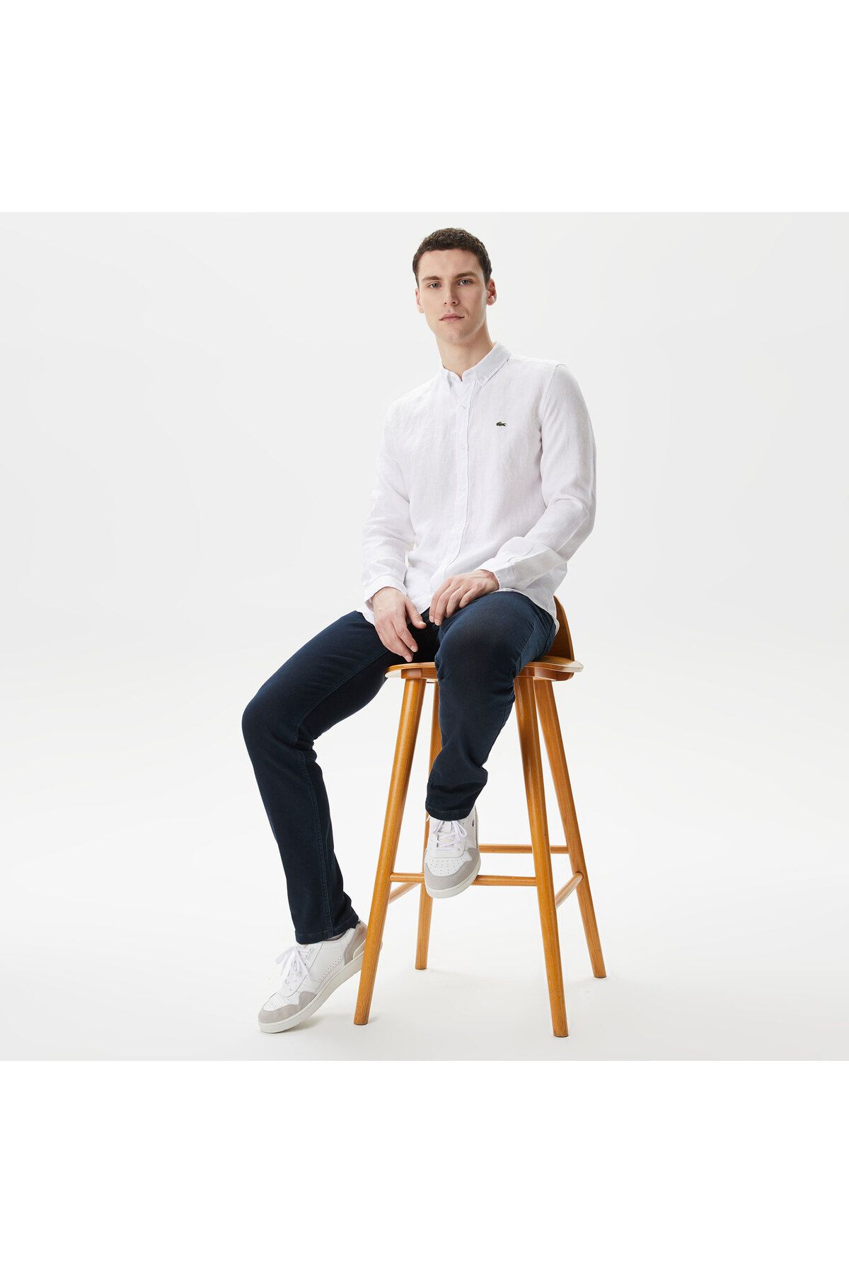 پیراهن / بلوز دکمه دار سفید مردانه ؟؟؟؟؟؟؟ ؟؟؟؟؟؟؟؟؟ اورجینال Lacoste