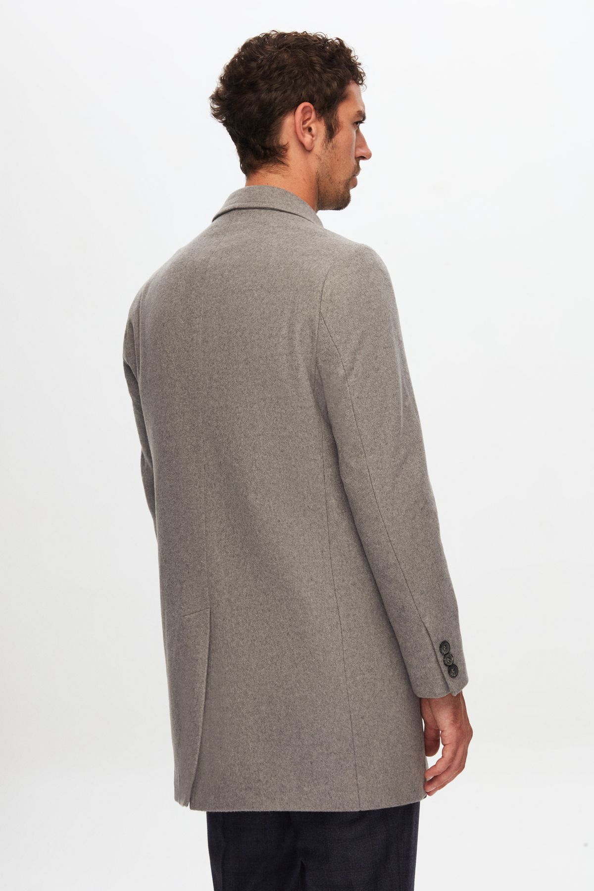 کت خاکستری مردانه تمبر مناسب اورجینال D'S Damat