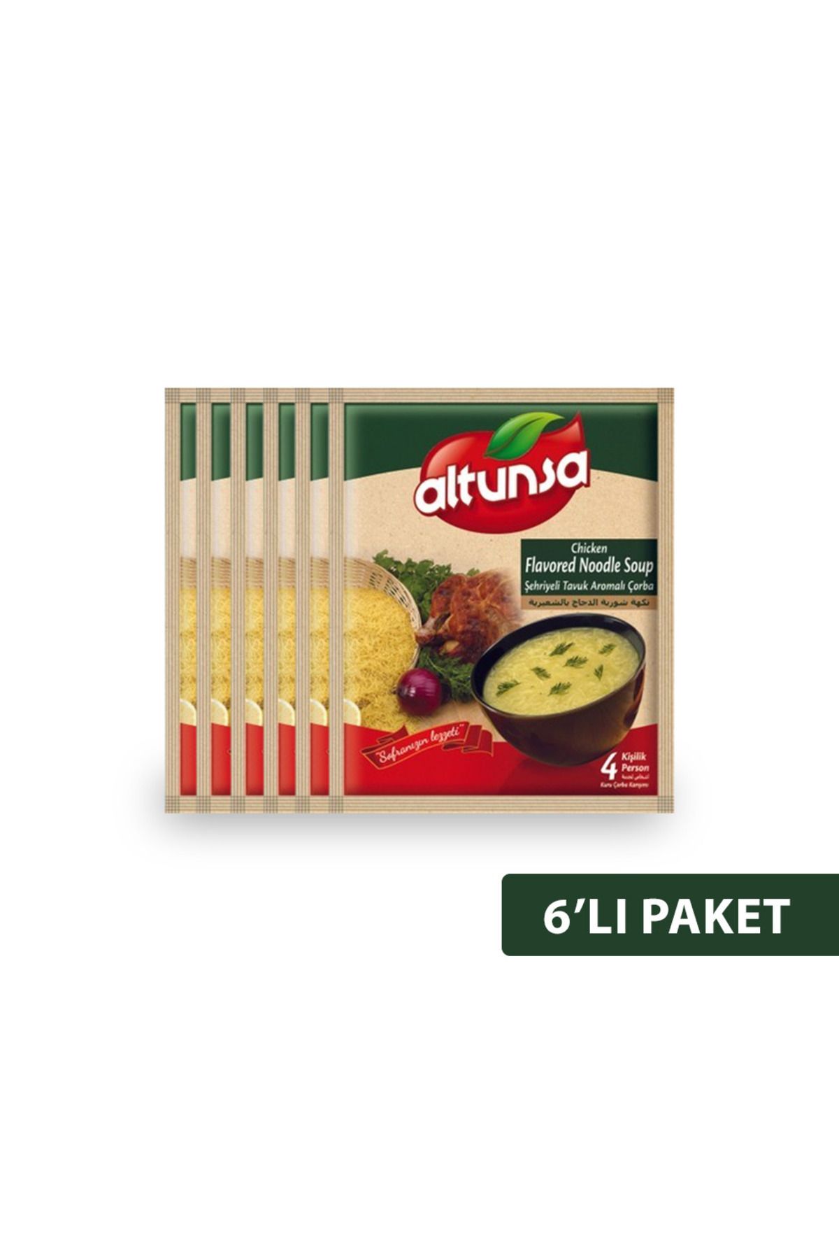 Altunsa Hazır Çorba Şehriyeli Tavuk 6 lı 60 Gr