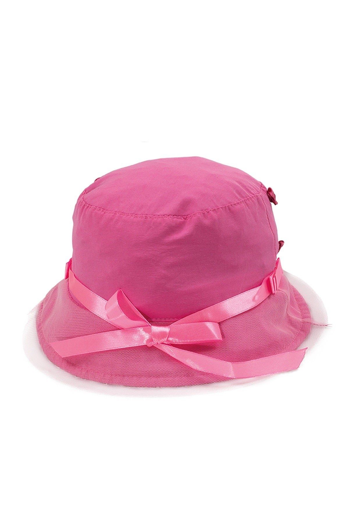 Bay Şapkacı-Girl's Bermuda Hat with Roses 7079 1